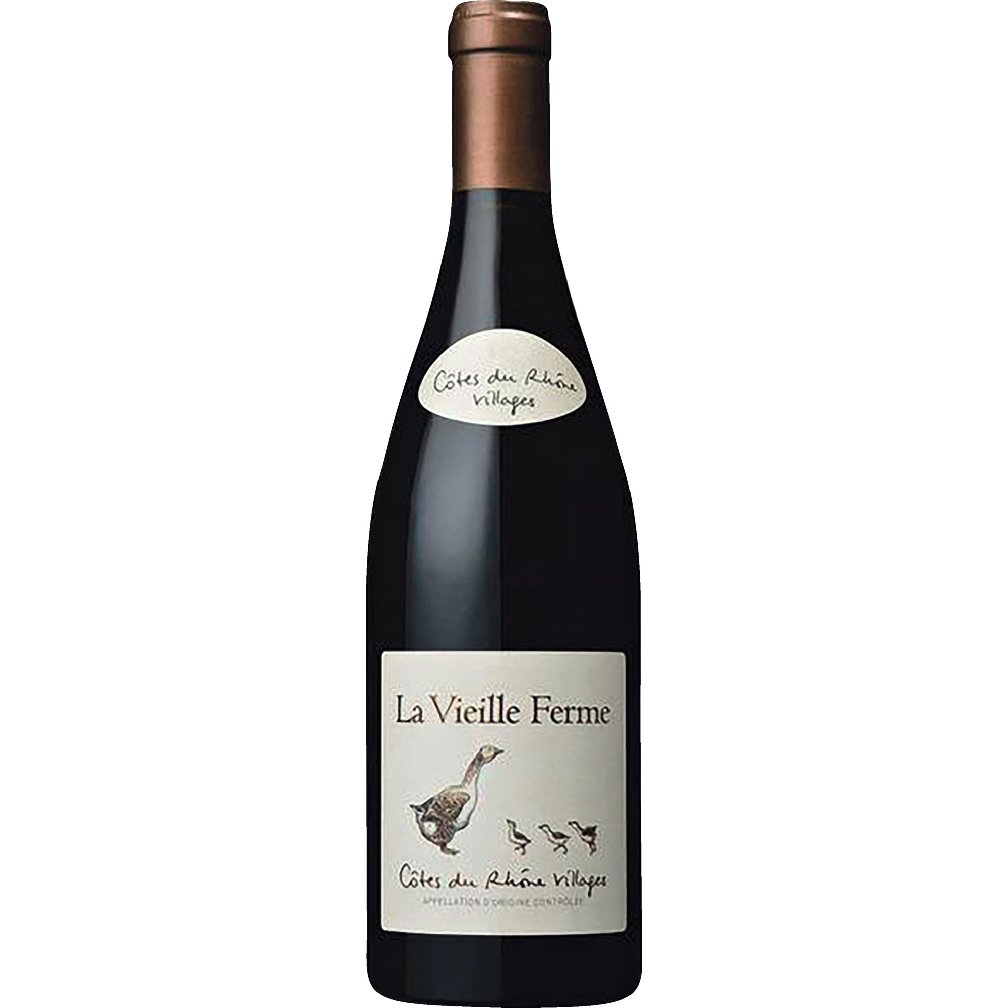 La Vieille Ferme Côte du Rhône Villages Rouge, Côtes du Rhône Villages AOP, Rhône, 2023, Rotwein