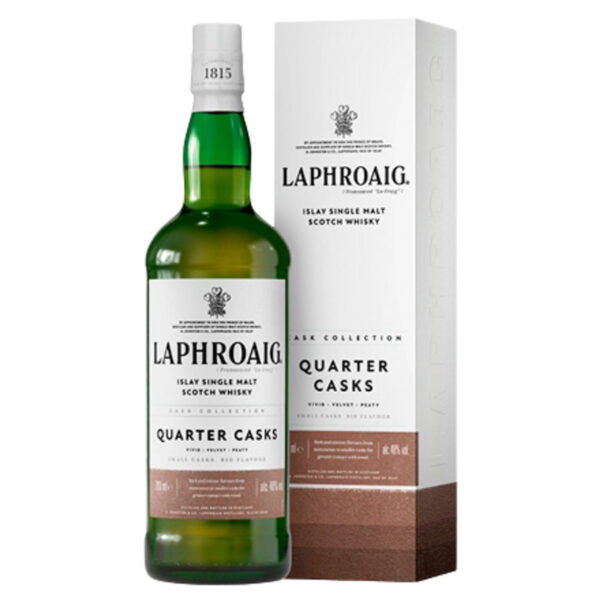 Laphroaig Quarter Cask Single Malt Scotch Whisky, 48 % vol. 0,7 L, Schottland, Spirituosen