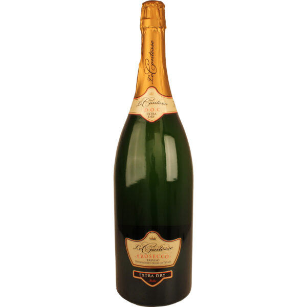 Le Contesse Prosecco Spumante, Extra Dry, Prosecco DOC, 3,0 L, Venetien, Schaumwein