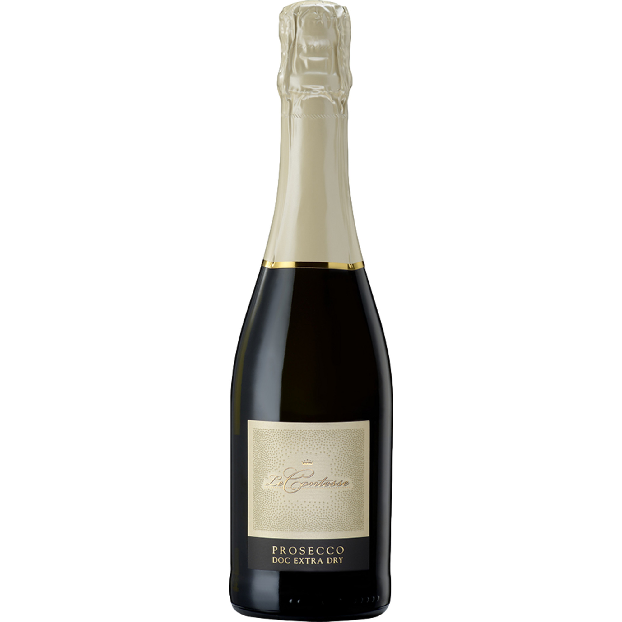 Le Contesse Prosecco Spumante, Extra Dry, Prosecco DOC Treviso, 0,375L, Venetien, Schaumwein