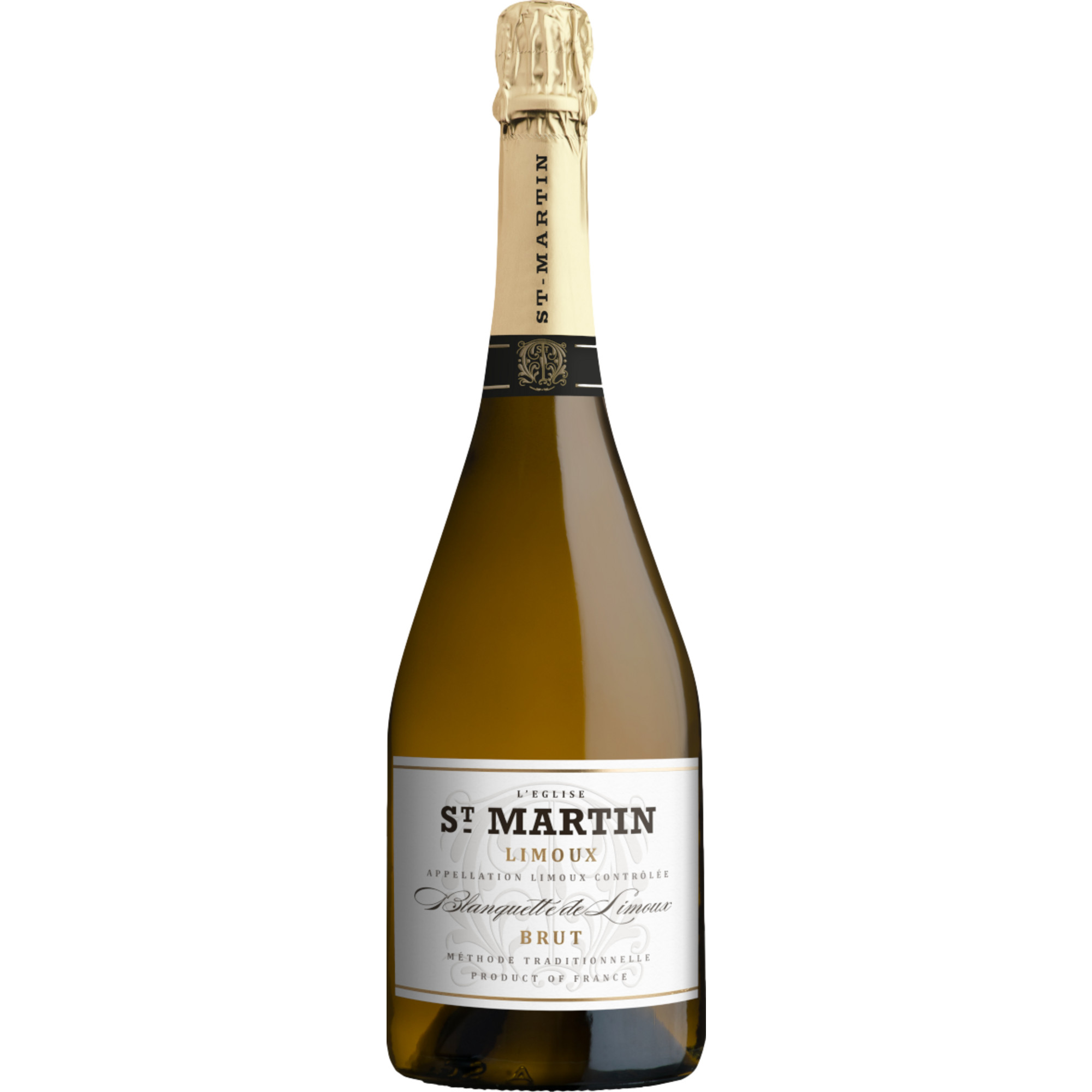 L'Eglise St. Martin Blanquette de Limoux, Brut, Blanquette de Limoux AOP, Languedoc-Roussillon, Schaumwein