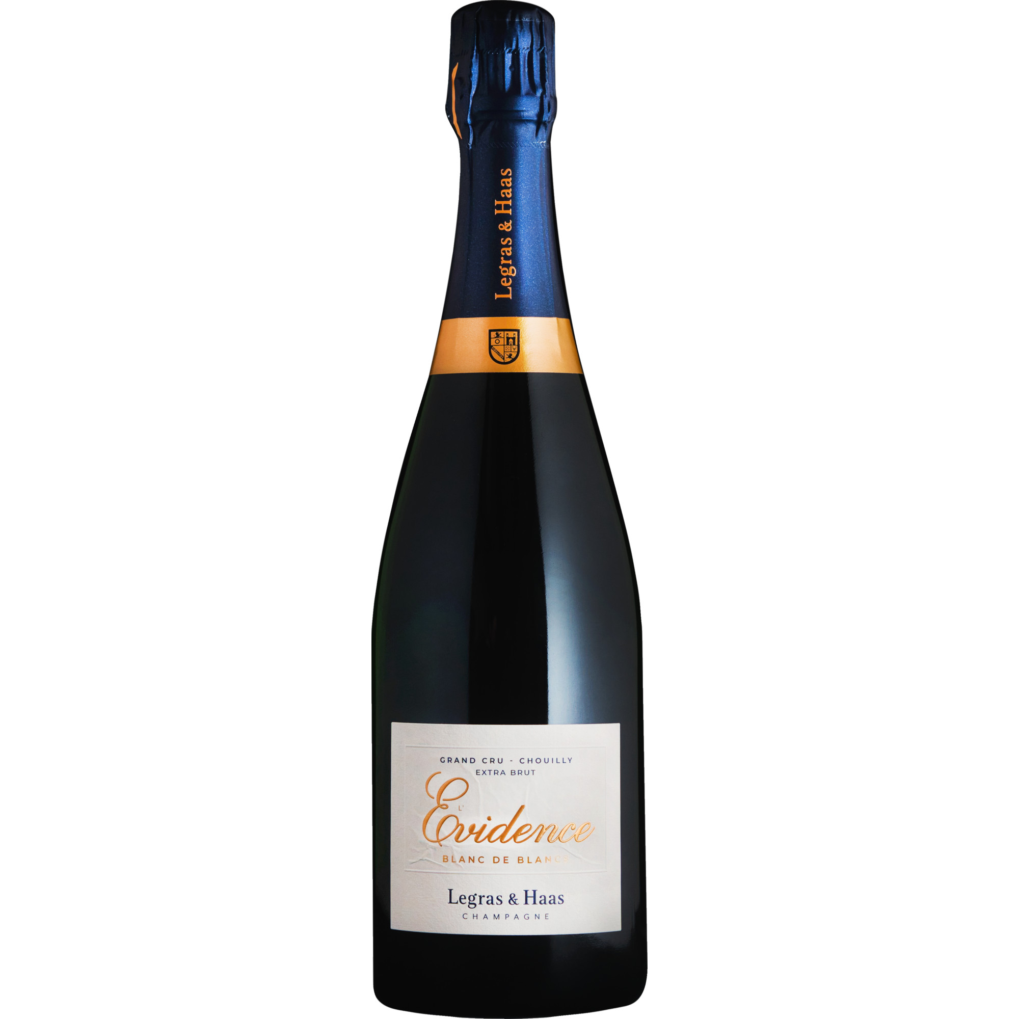Legras & Haas L'Evidence Grand Cru, Extra Brut, Blanc de Blancs, Champagne AC, Champagne, Schaumwein