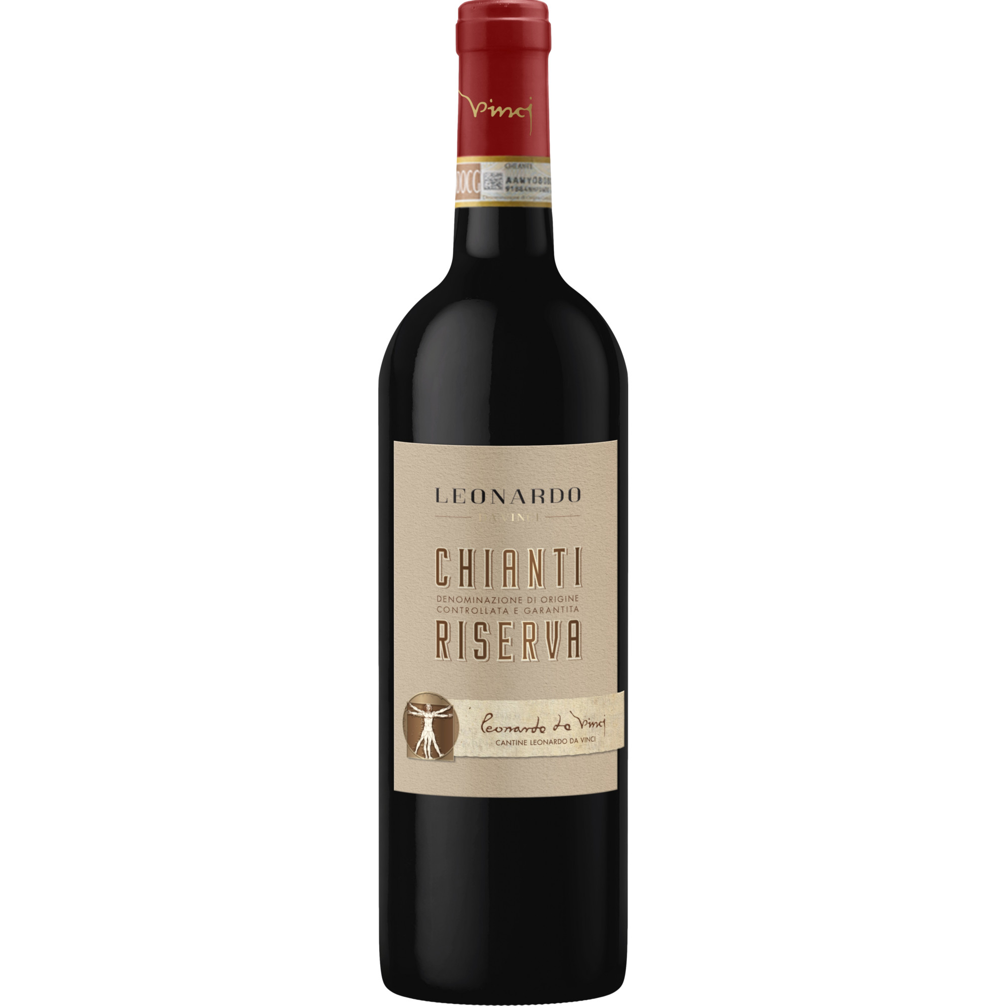 Leonardo da Vinci Chianti Riserva, Chianti DOCG, Toskana, 2021, Rotwein