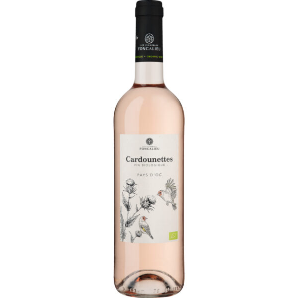 Les Cardounettes Syrah Rosé, Pays d’Oc IGP, Languedoc-Roussillon, 2025, Roséwein