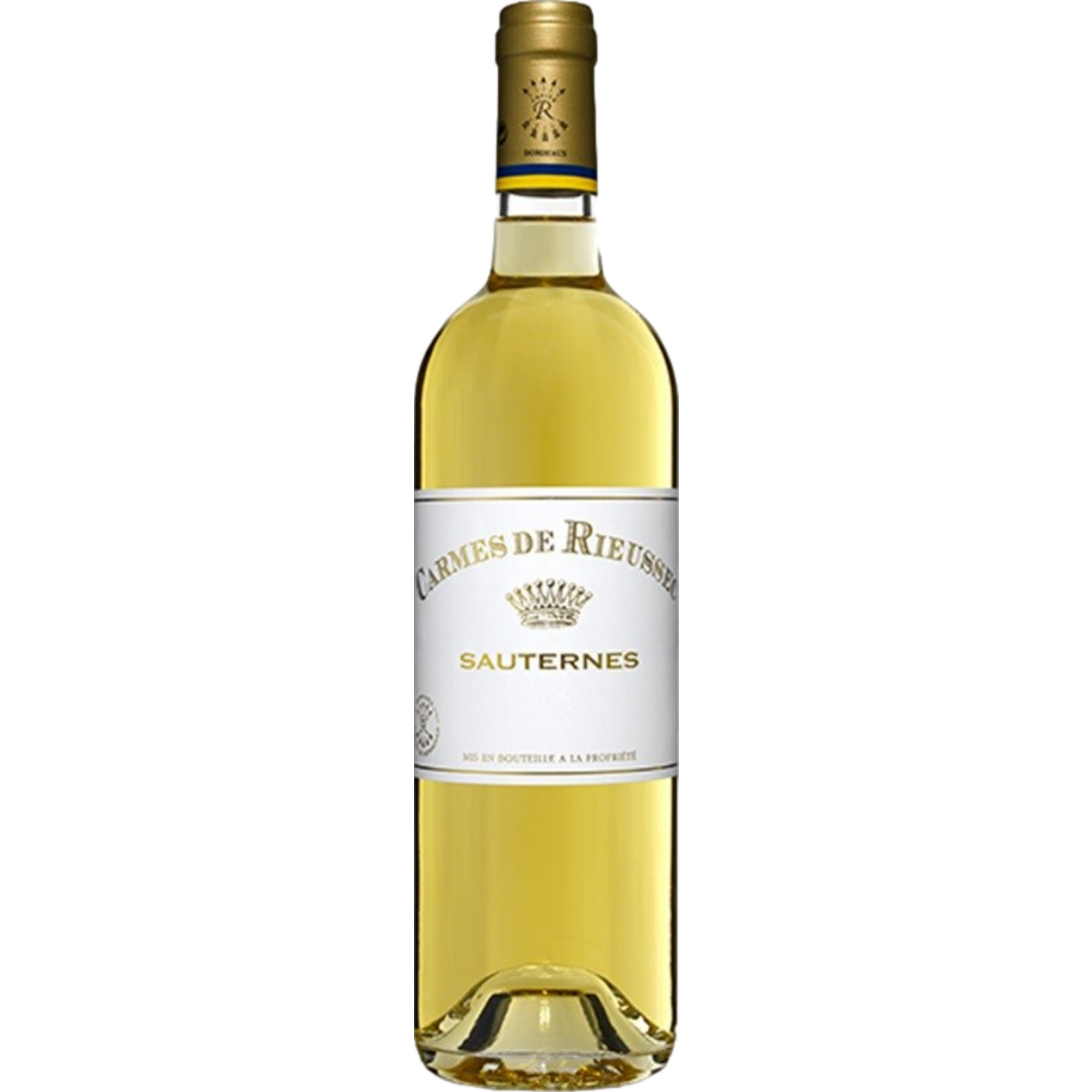 Les Carmes de Rieussec, Sauternes AOP, 0,375 L, Bordeaux, 2019, Weißwein