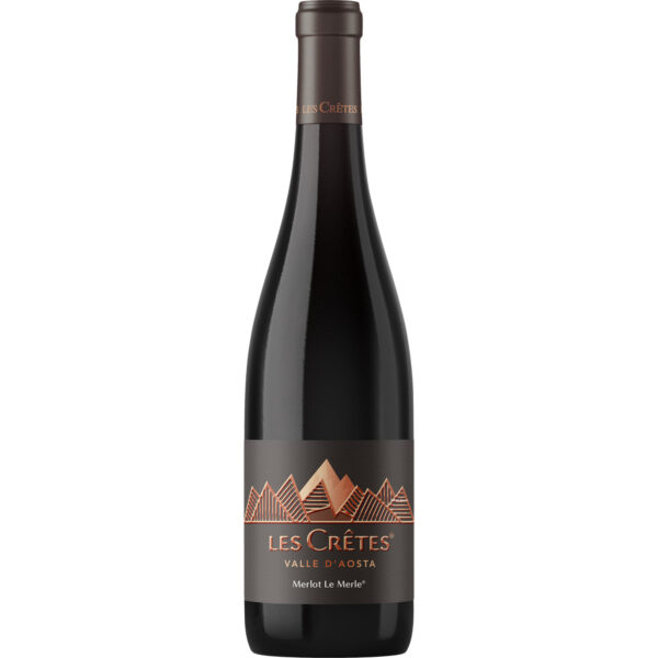 Les Crêtes Merlot Le Merle, Valle D'Aosta DOP, Aosta-Tal, 2020, Rotwein