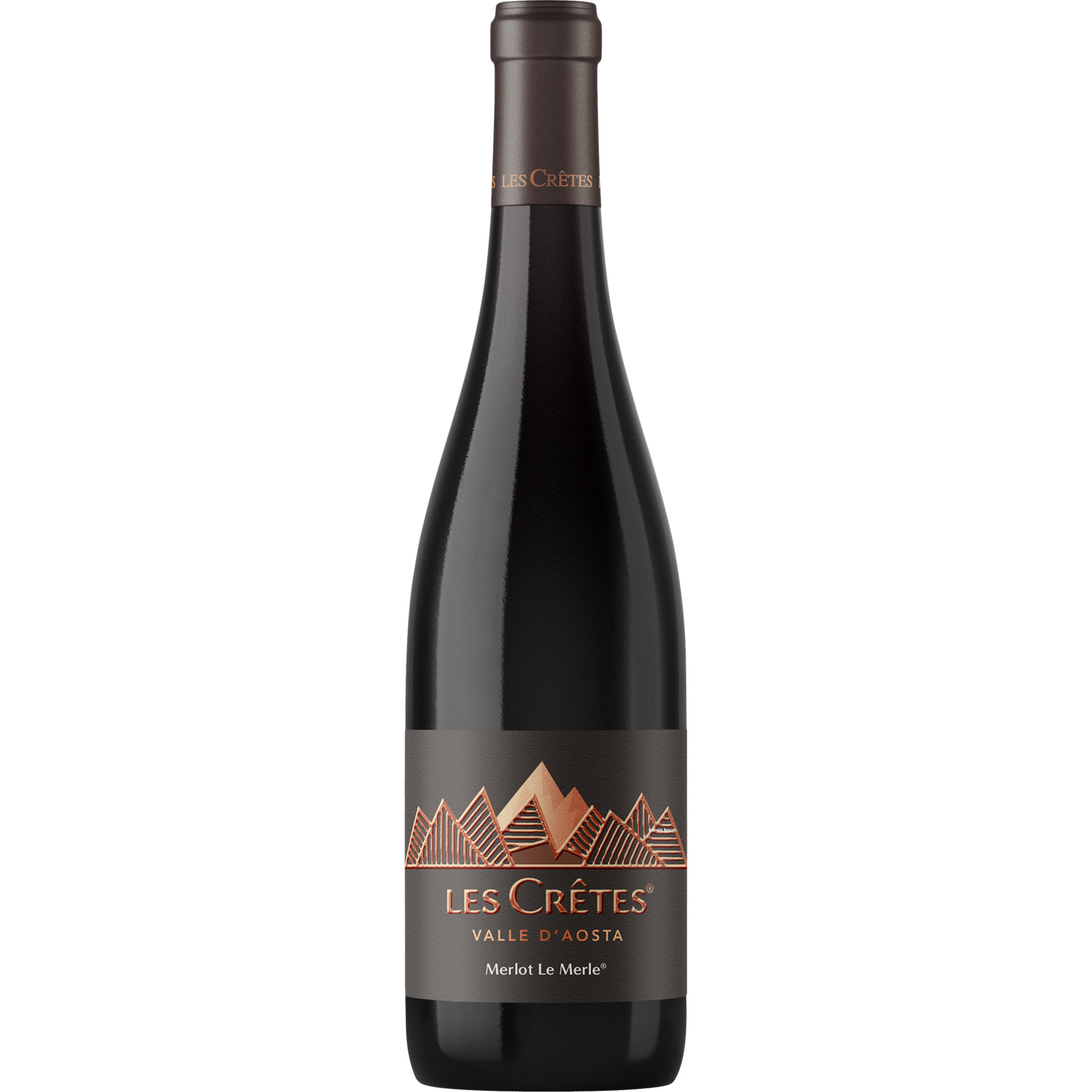 Les Crêtes Merlot Le Merle, Valle D'Aosta DOP, Aosta-Tal, 2020, Rotwein