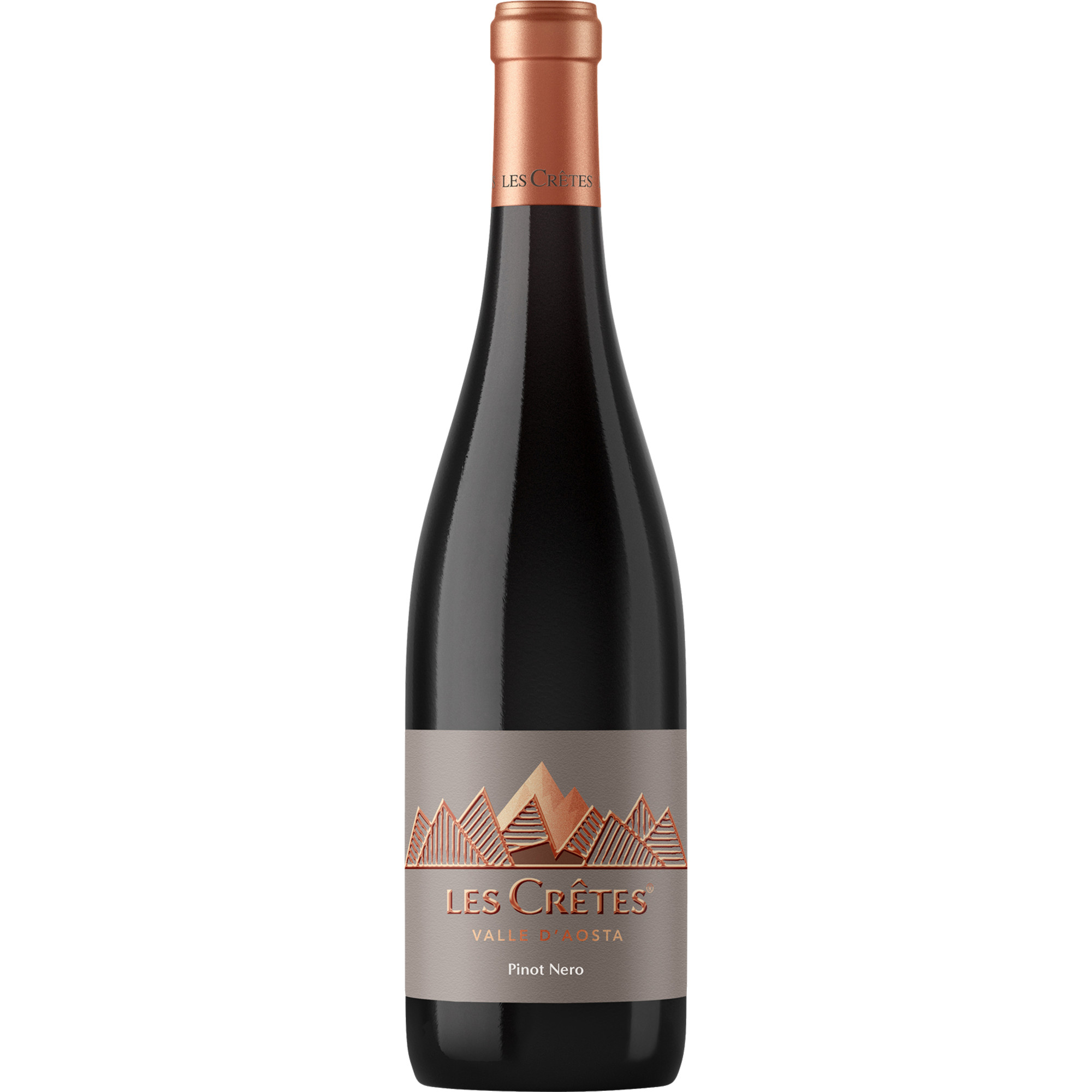 Les Crêtes Pinot Nero, Valle D'Aosta DOP, Aosta-Tal, 2023, Rotwein
