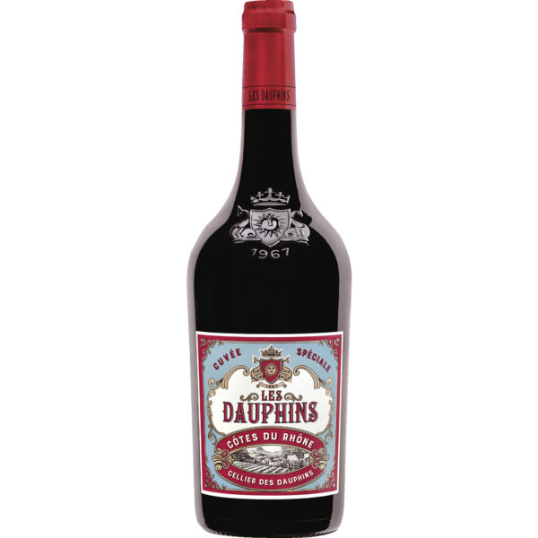 Les Dauphins Cuvée Spéciale Rouge, Côtes du Rhône AOP, Rhône, 2025, Rotwein