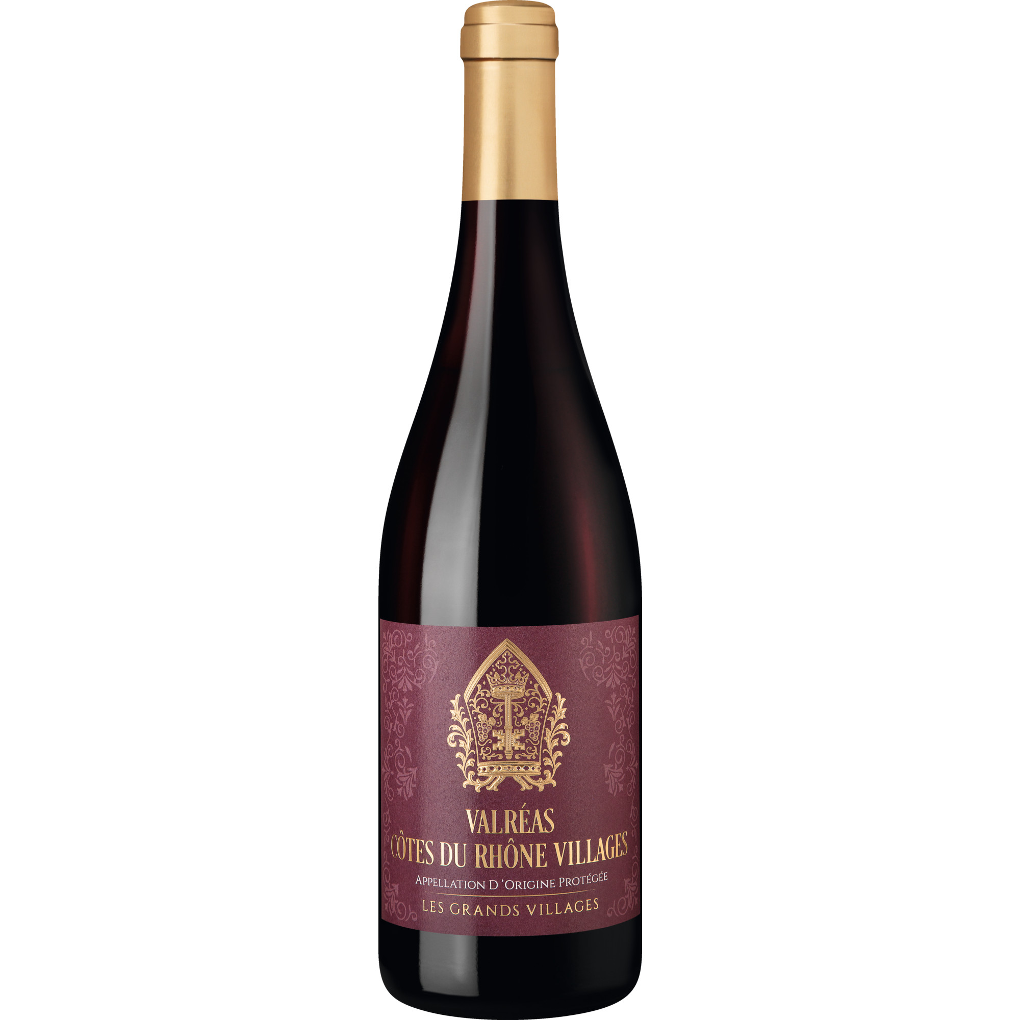 Les Grands Villages Valréas, Valréas Côtes du Rhône Villages AOP, Rhône, 2023, Rotwein