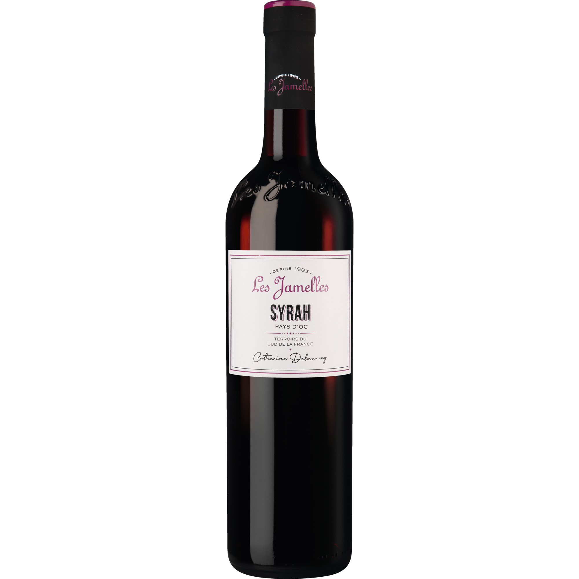 Les Jamelles Syrah, Pays d'Oc IGP, Languedoc-Roussillon, 2024, Rotwein