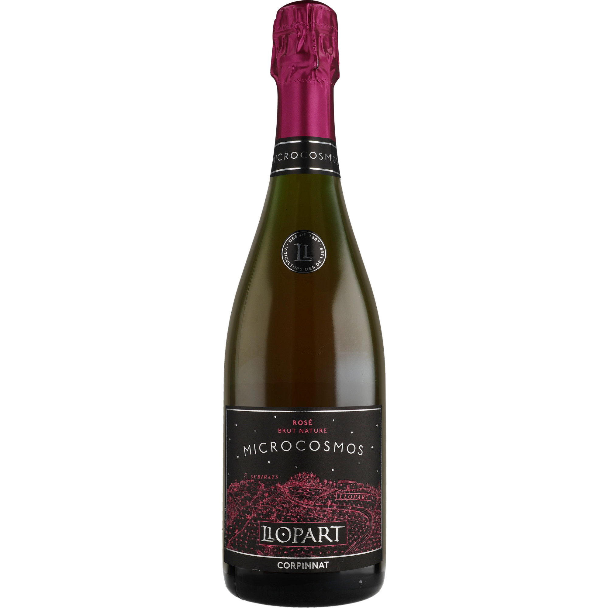 Llopart Microcosmos Brut Nature Rosé 2022 0.75L 11.5% Vol. Sehr Trocken aus Spanien