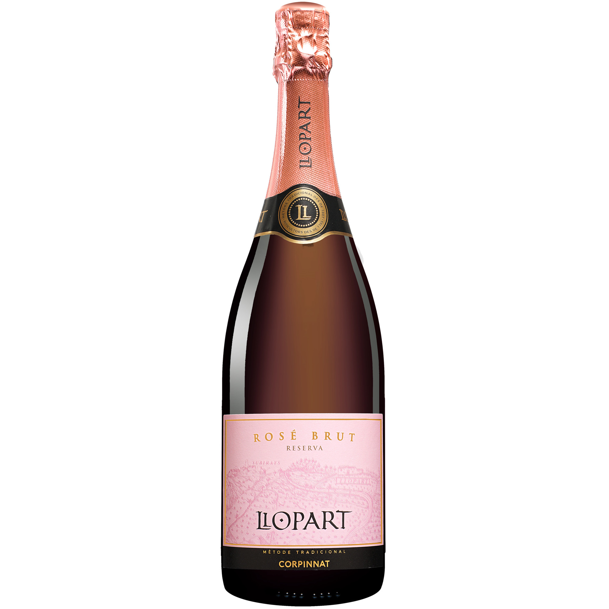 Llopart Reserva Brut Rosé 2022 0.75L 11.5% Vol. Trocken aus Spanien