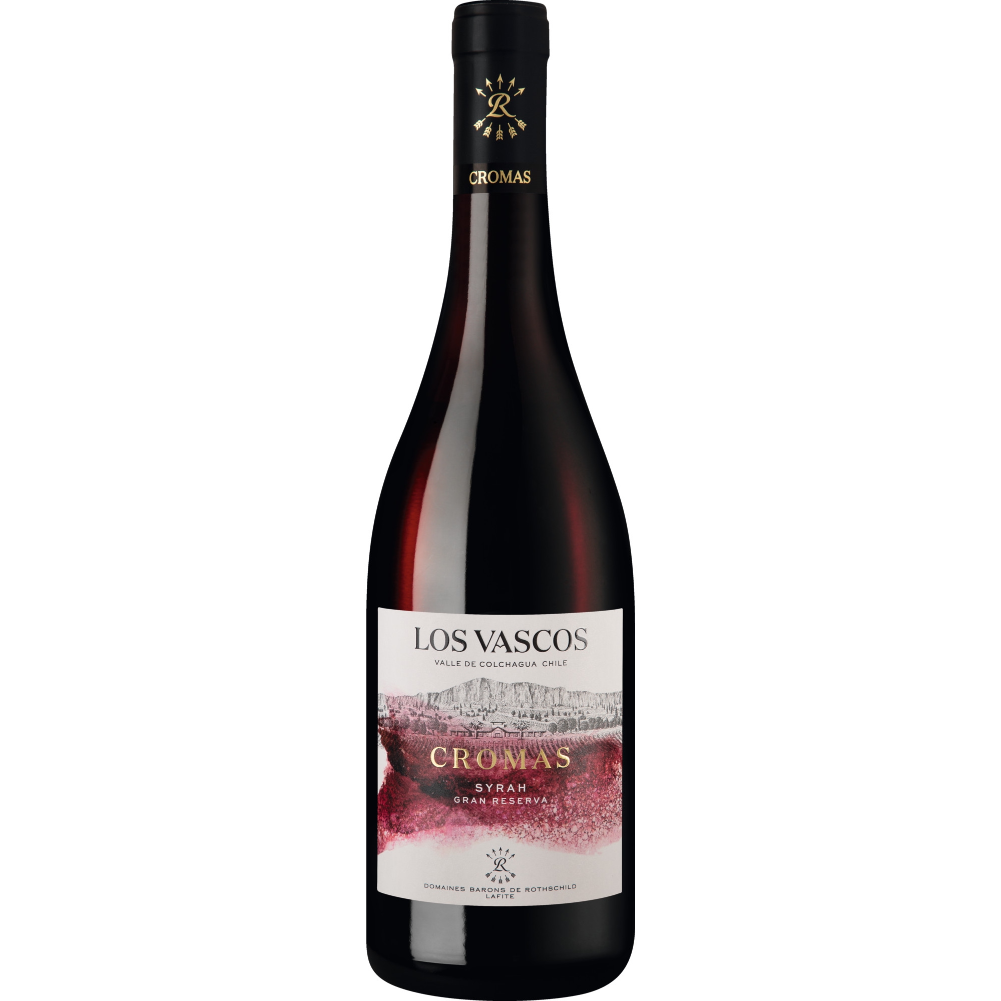 Los Vascos Cromas Syrah Gran Reserva, Valle de Colchagua, Valle Central, 2021, Rotwein