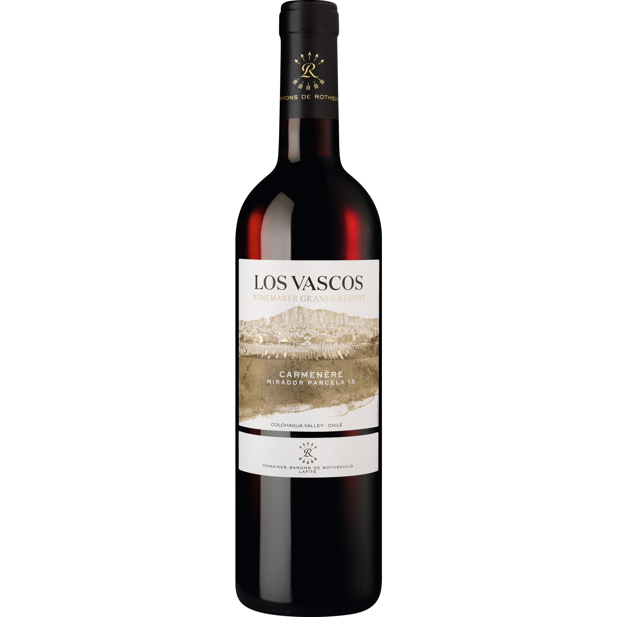 Los Vascos Winemaker Grande Réserve Carmenère, Mirador Parcela 15, Valle de Colchagua, Valle de Colchagua, 2022, Rotwein