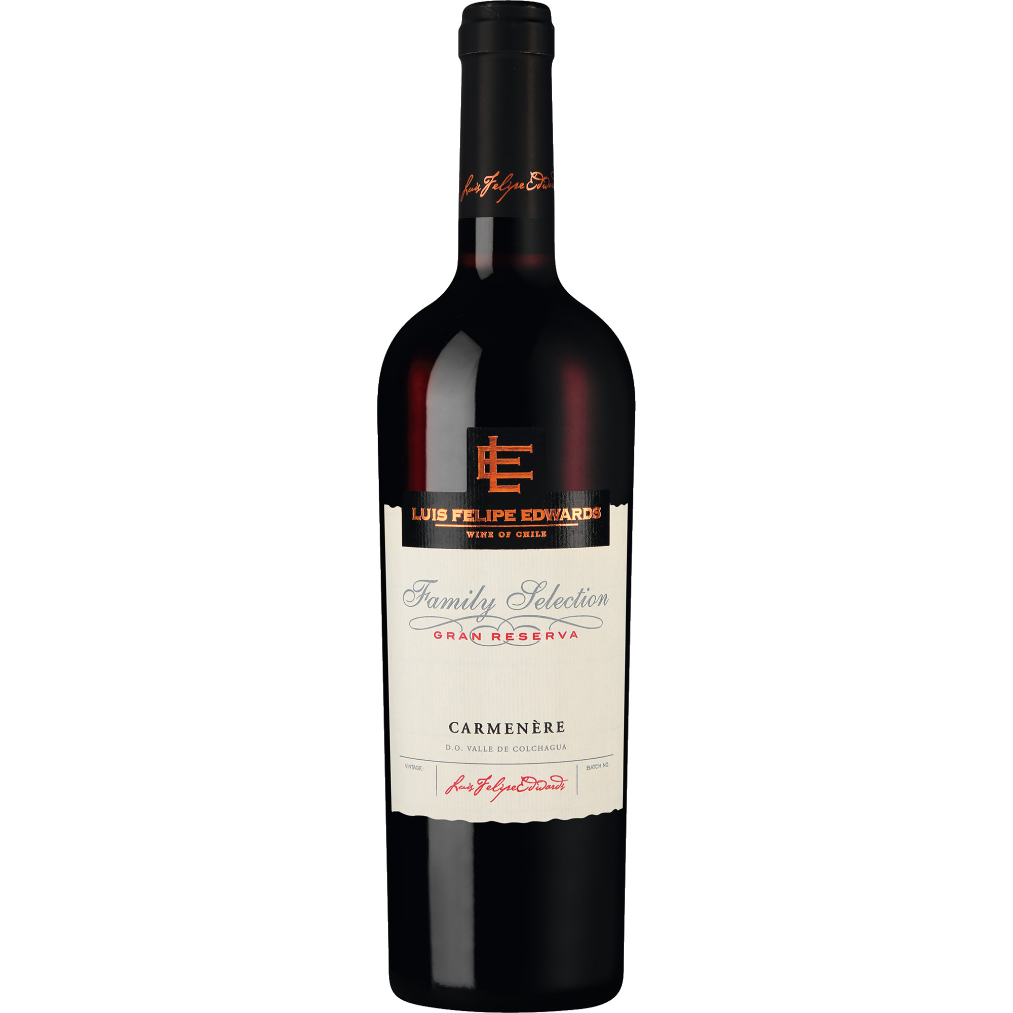 Luis Felipe Edwards Carmenère Gran Reserva, Valle de Colchagua, Valle Central, 2022, Rotwein