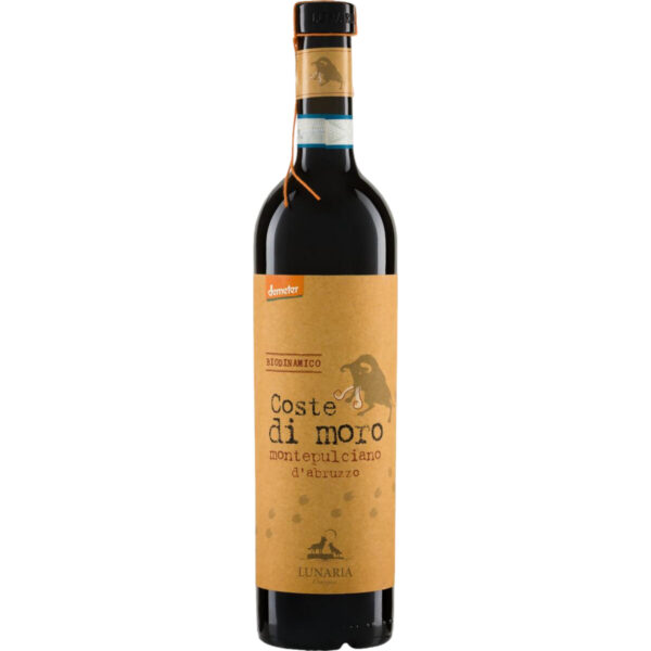 Lunaria Coste di Moro Bio, Montepulciano d'Abruzzo DOC, Abruzzen, 2020, Rotwein