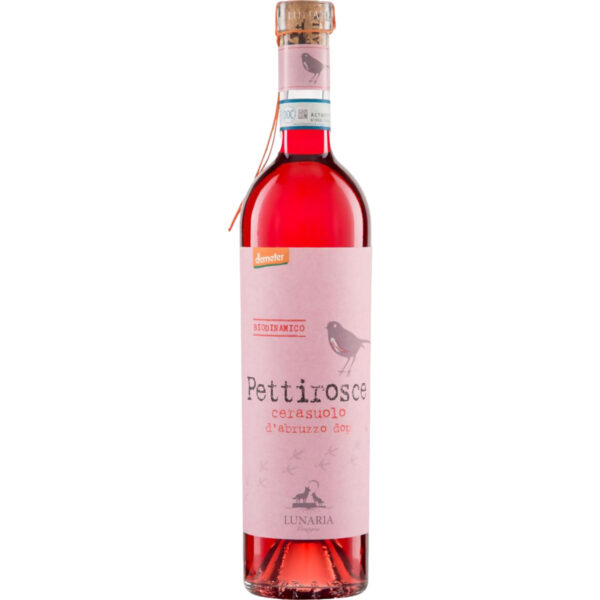 Lunaria Pettirosce Cerasuolo Bio, Cerasuolo d'Abruzzo DOP, Abruzzen, 2025, Roséwein