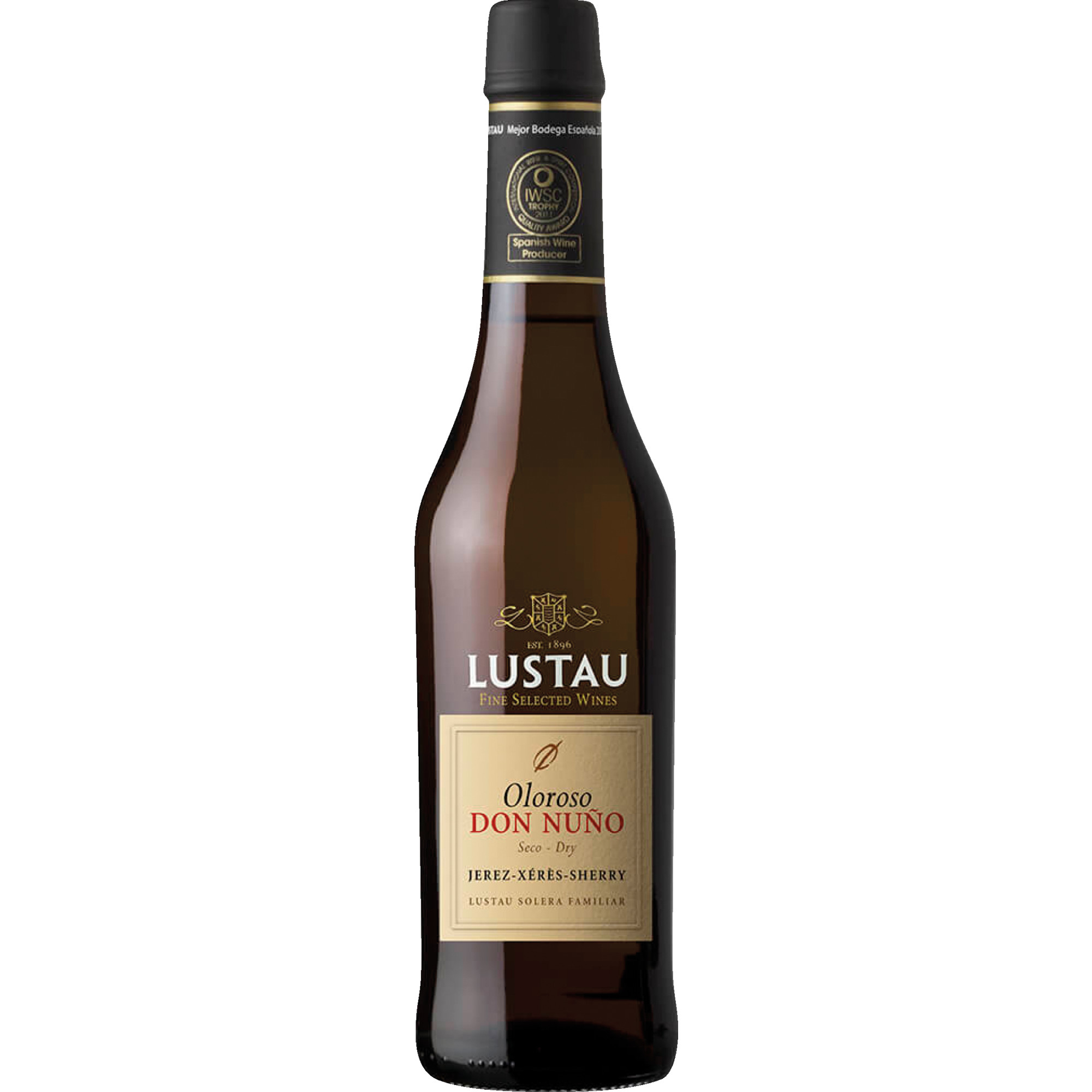 Lustau Don Nuño Oloroso Sherry, Jerez-Xérès-Sherry DO, 0,375 L, Andalusien, Spirituosen