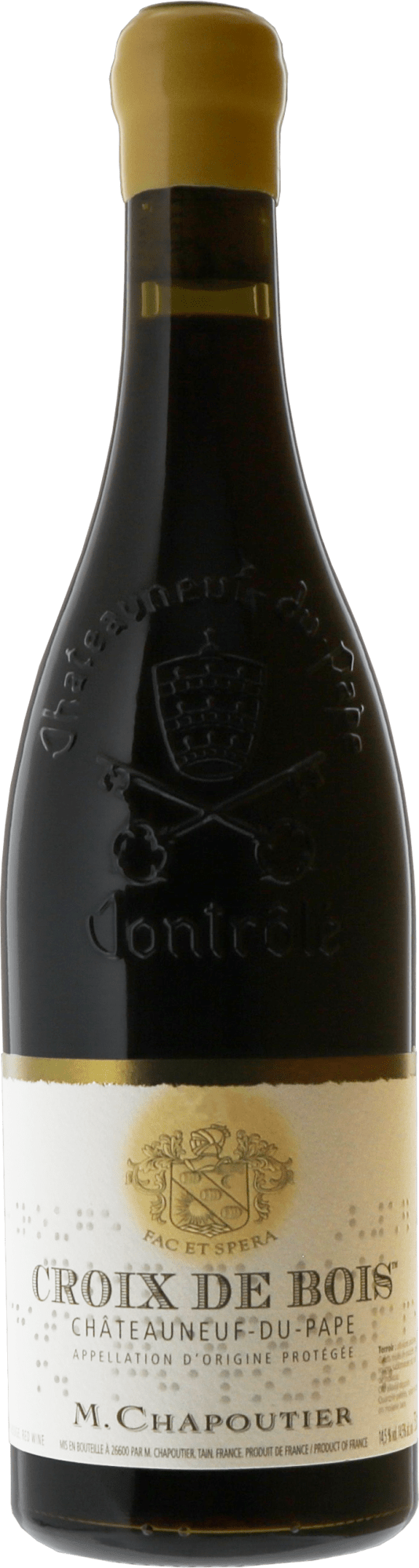 M. Chapoutier »Croix de Bois« Rouge - ab 6 Flaschen in der Holzkiste - Demeter