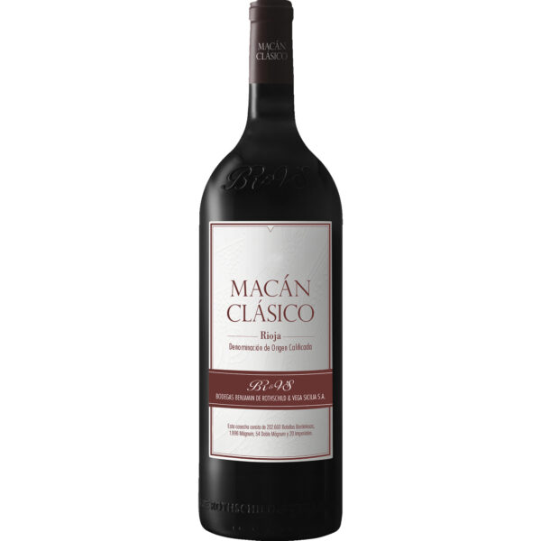 Macán Clásico Rioja, Rioja DOCa, Magnum, Holzkiste, Rioja, 2021, Rotwein