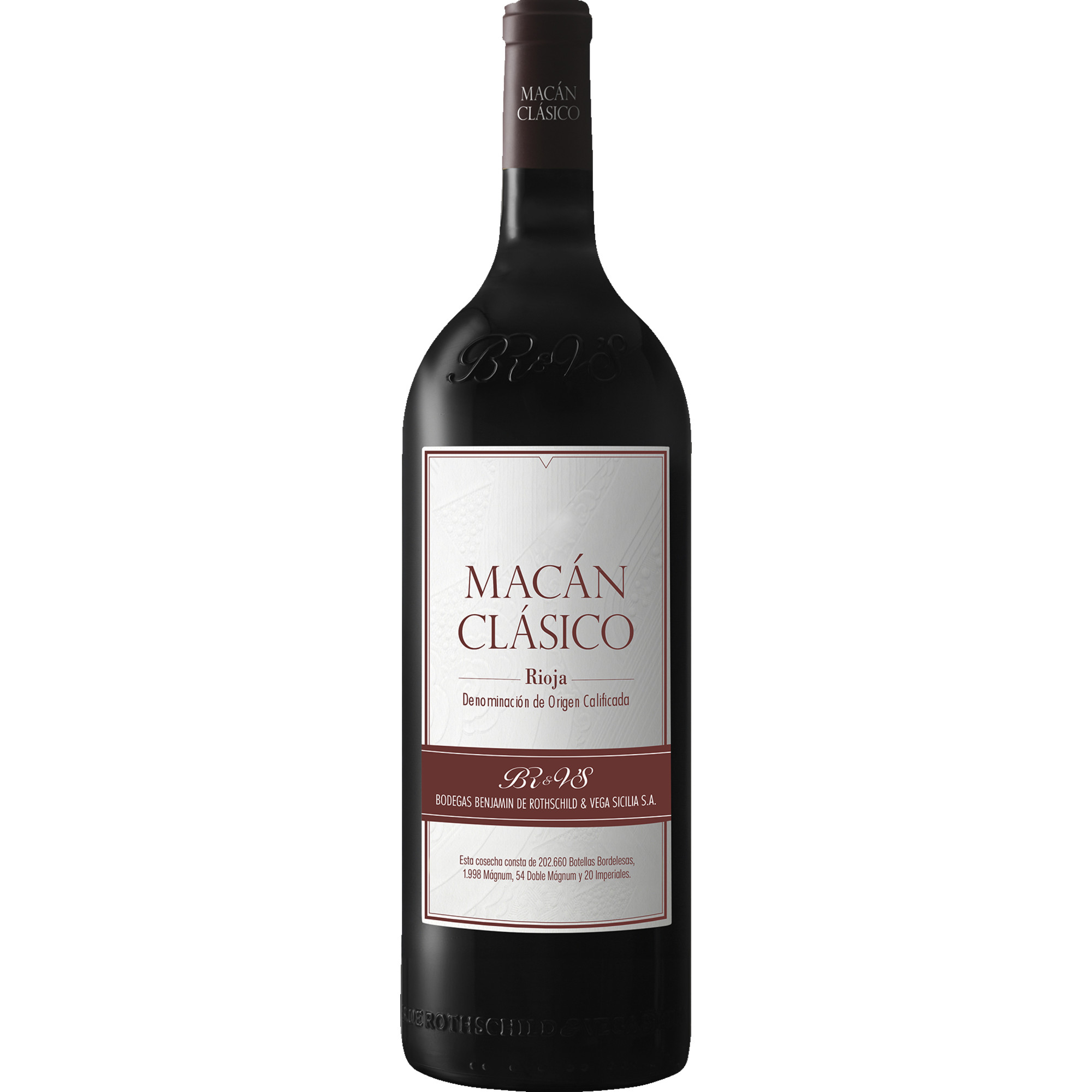 Macán Clásico Rioja, Rioja DOCa, Magnum, Holzkiste, Rioja, 2021, Rotwein
