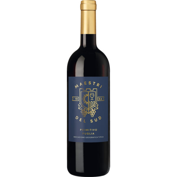 Maestri del Sud Primitivo, Puglia IGT, Apulien, 2024, Rotwein