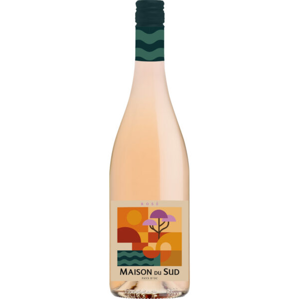 Maison du Sud Grenache Cinsault Rosé, Pays d'Oc IGP, Languedoc-Roussillon, 2025, Roséwein