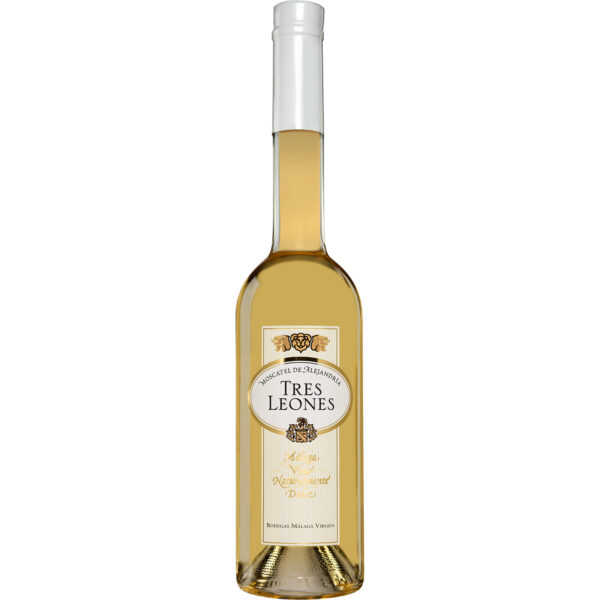 Málaga Virgen Moscatel »Tres Leones« - 0,5 L 0.5L 13% Vol. Süß aus Spanien