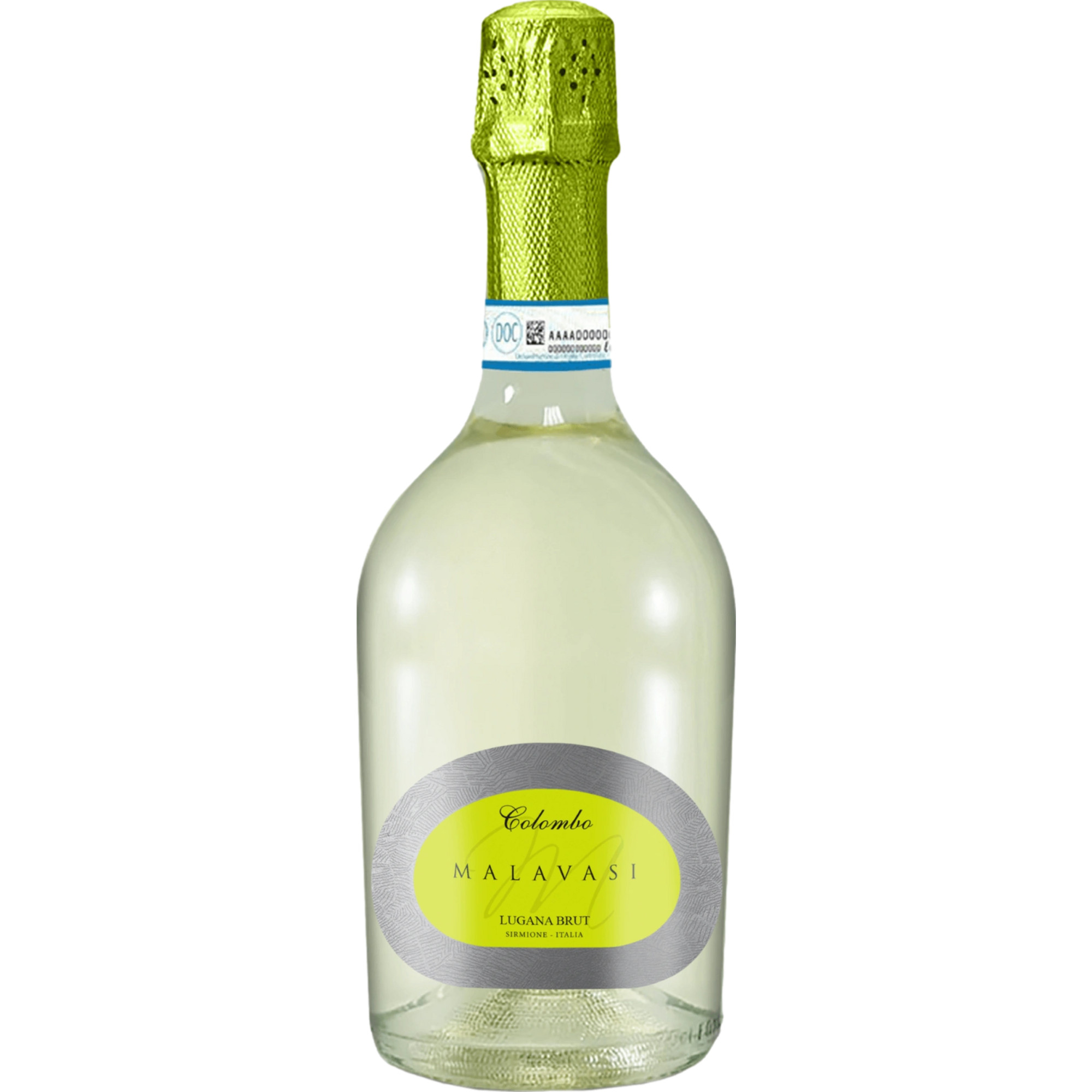 Malavasi Colombo Lugana, Brut, Lugana DOC, Lombardei, 2023, Schaumwein