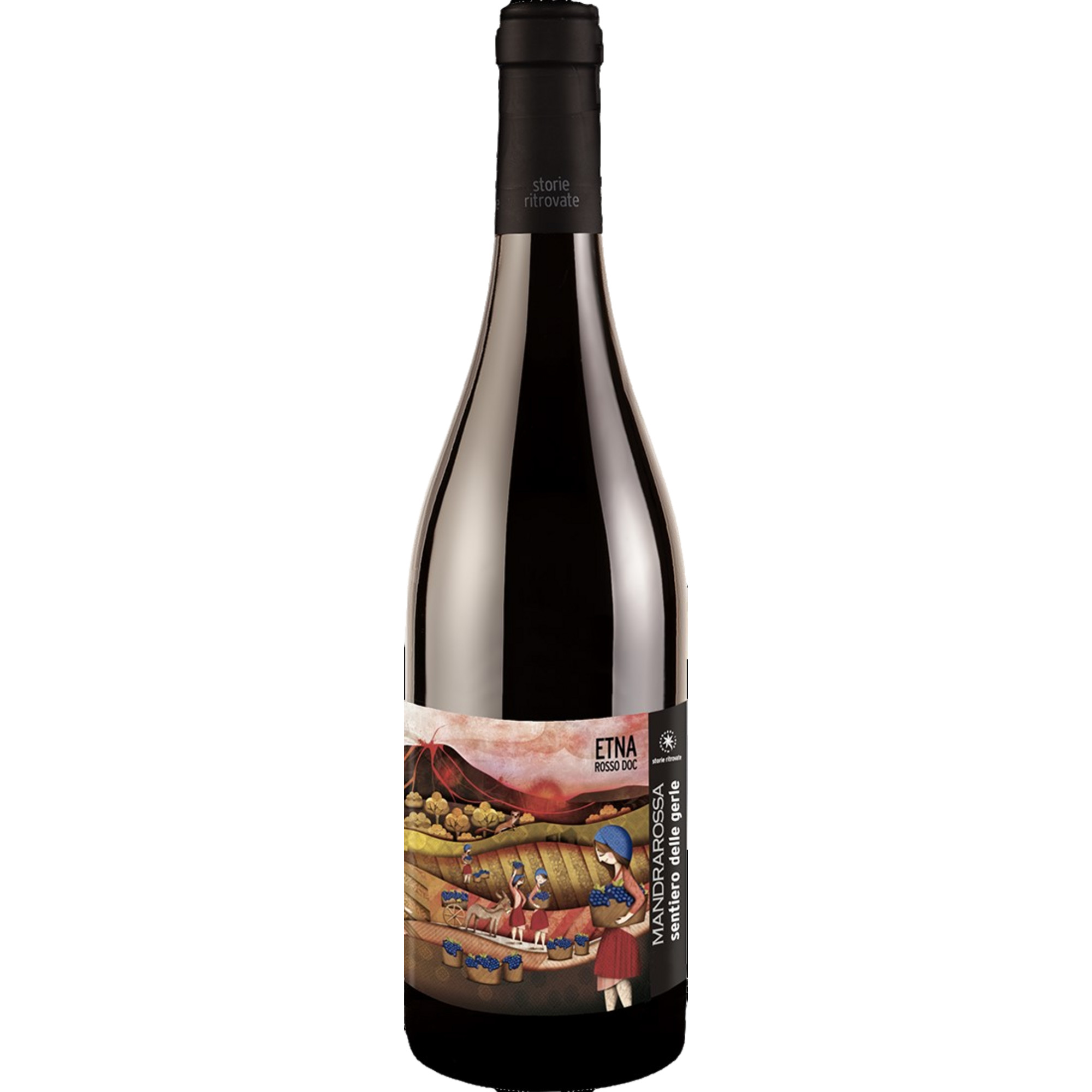 Mandrarossa Sentiero delle gerle Etna Rosso, Etna DOC, Sizilien, 2020, Rotwein