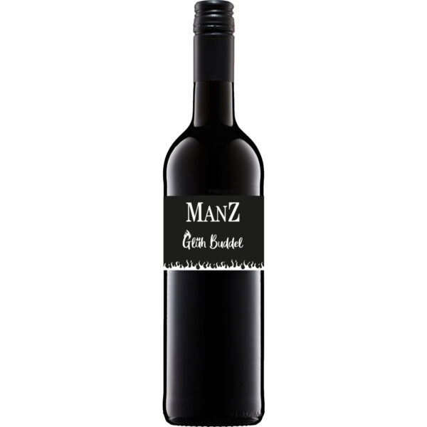 Manz Glüh Buddel Glühwein Rot, Aromatisiertes weinhaltiges Getränk, Rheinhessen, Rotwein