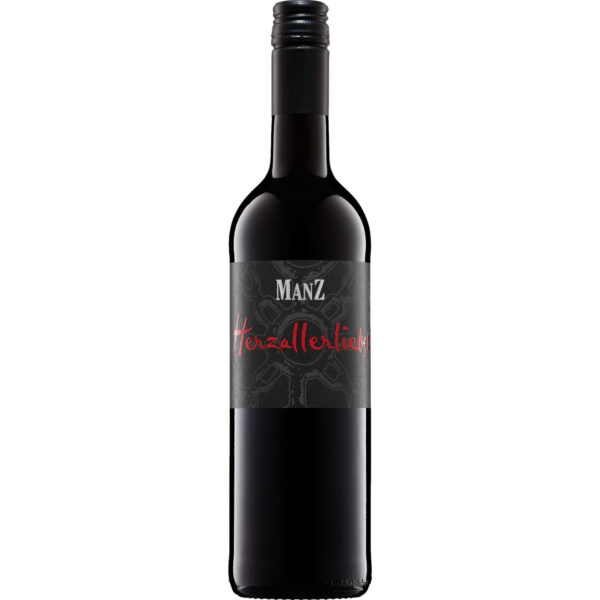 Manz Herzallerliebst Rotweincuvée, Feinherb, Rheinhessen, Rheinhessen, 2023, Rotwein