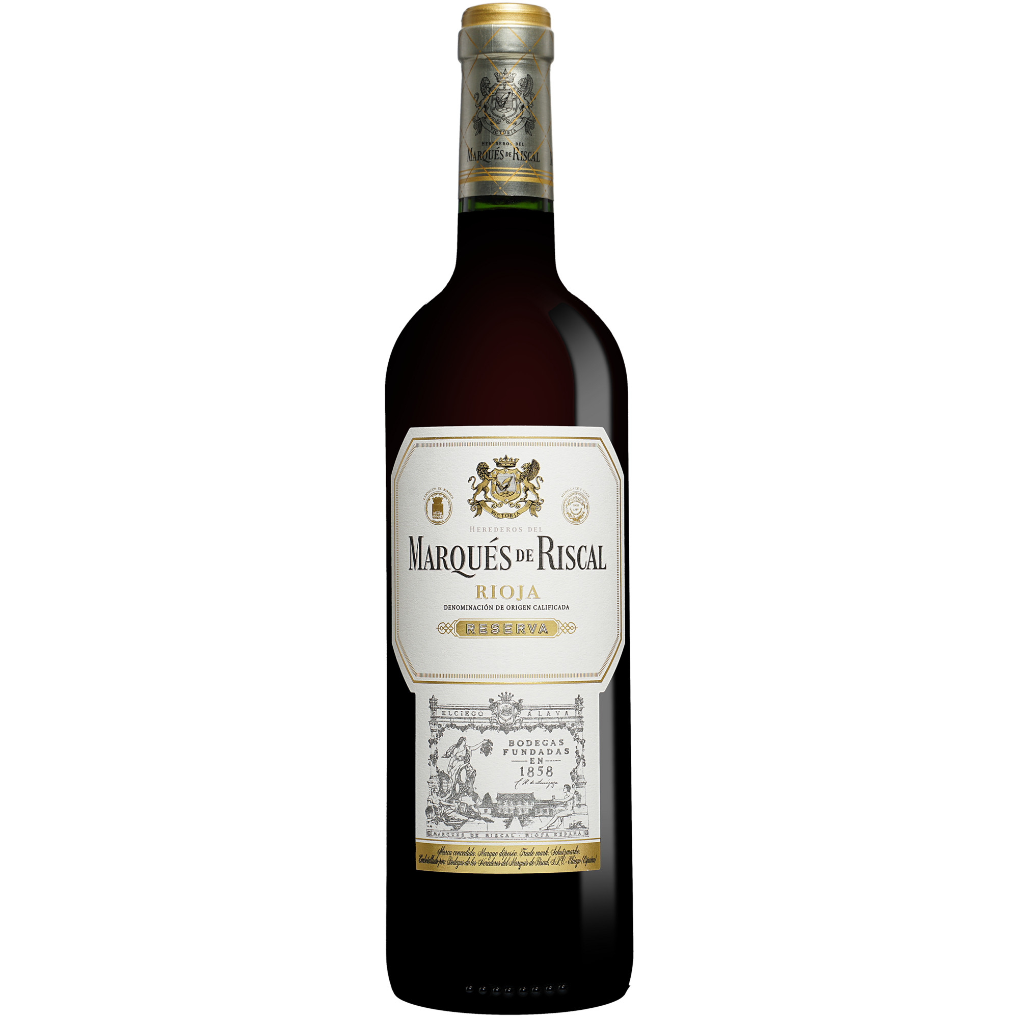 Marqués de Riscal Reserva 2021 0.75L 14.5% Vol. Rotwein Trocken aus Spanien