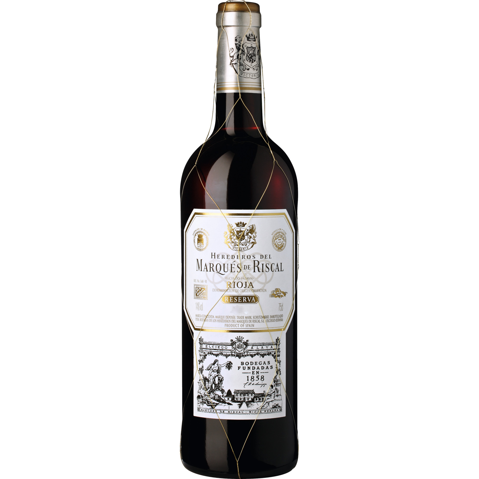 Marqués de Riscal Rioja Reserva, Rioja DOCa, Rioja, 2021, Rotwein