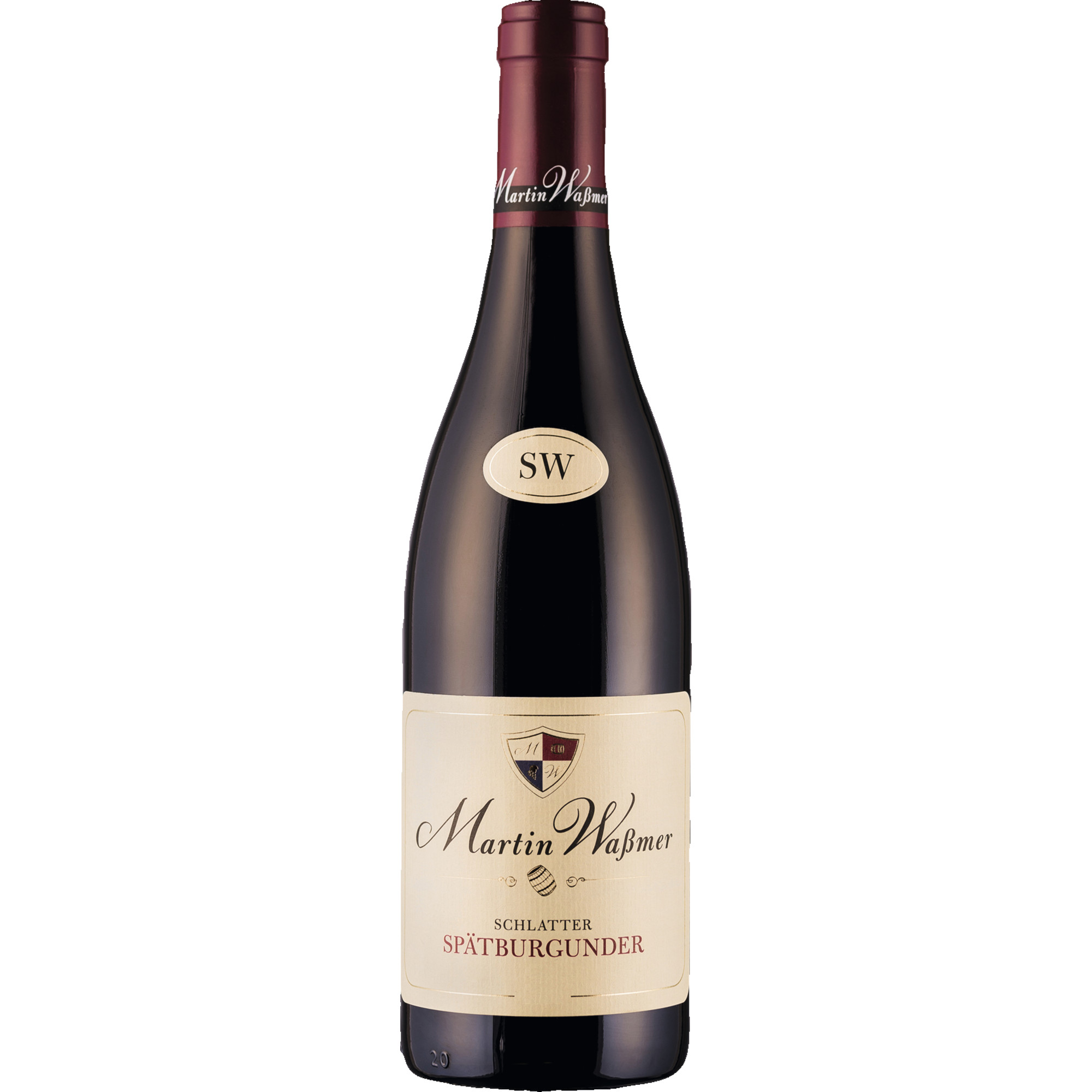 Martin Waßmer Schlatter Spätburgunder SW, trocken, Baden, Baden, 2021, Rotwein