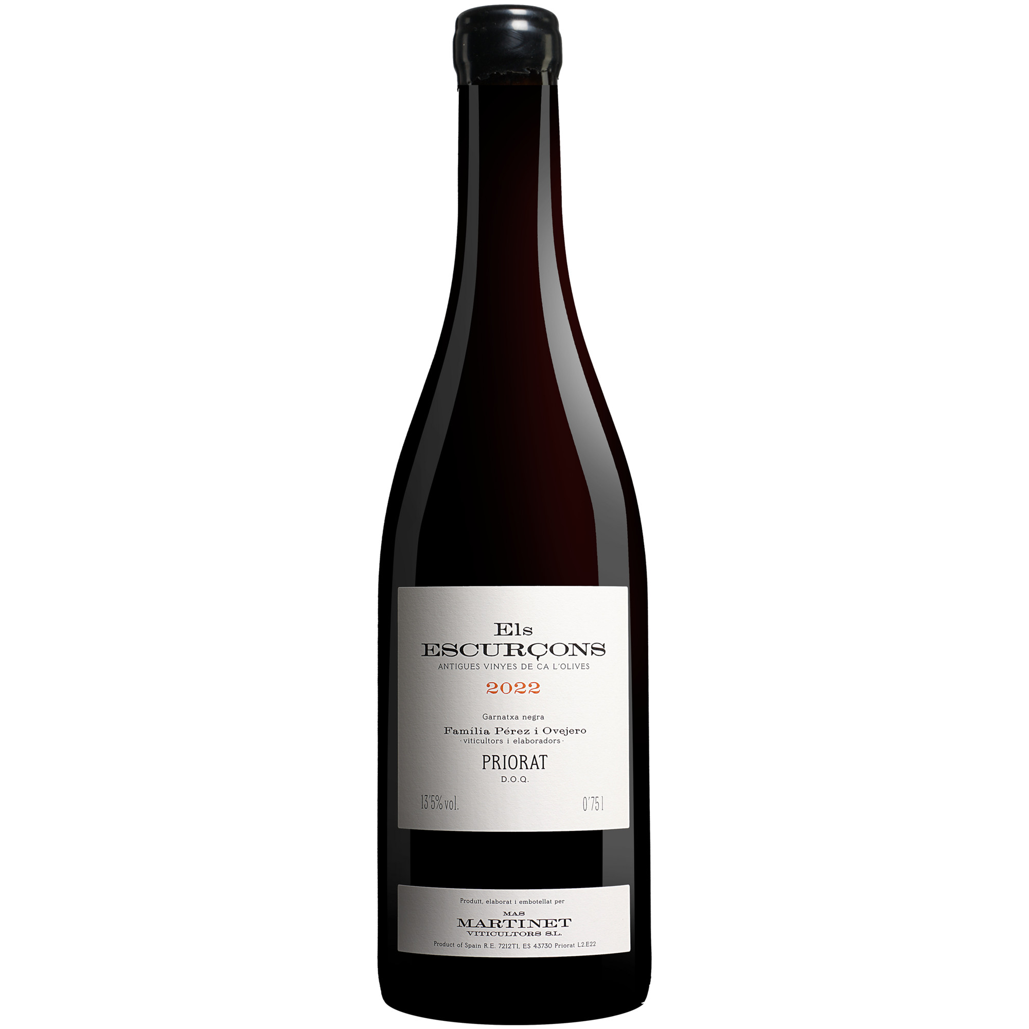 Mas Martinet »Els Escurçons« 2022 0.75L 13.5% Vol. Rotwein Trocken aus Spanien