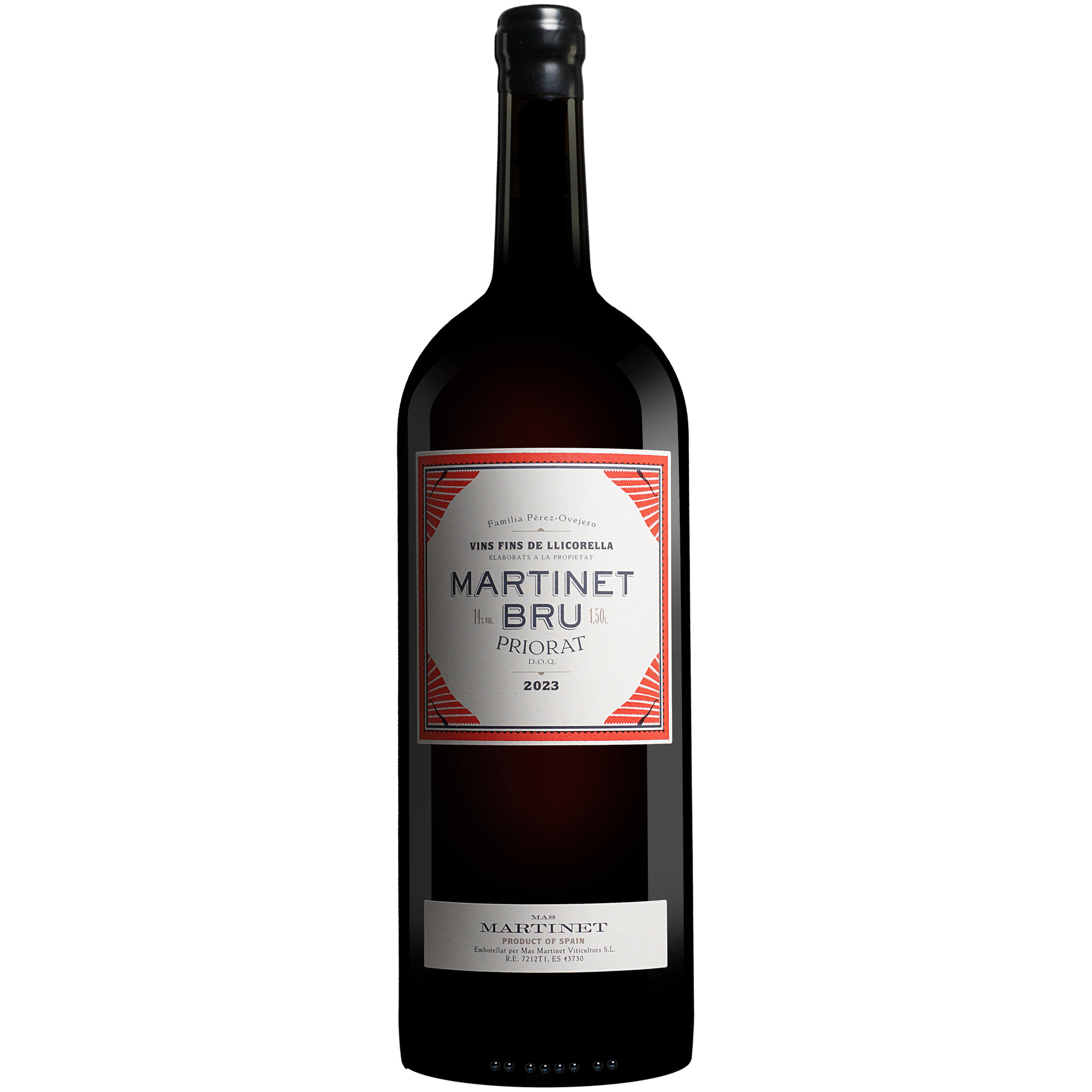 Mas Martinet Martinet Bru - 1,5 L. Magnum 2023 1.5L 14% Vol. Rotwein Trocken aus Spanien