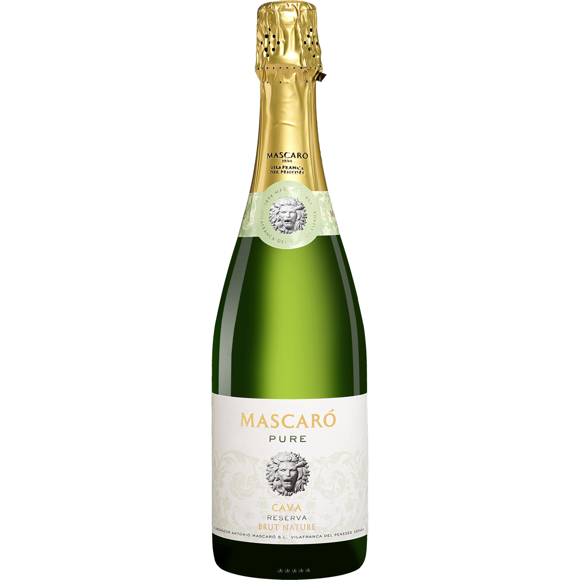Mascaró Cava »Pure« Reserva Brut Nature 0.75L 12% Vol. Sehr Trocken aus Spanien