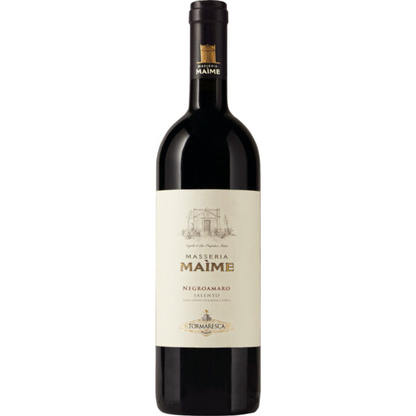 Masseria Maime Negroamaro, Salento IGP, Apulien, 2022, Rotwein