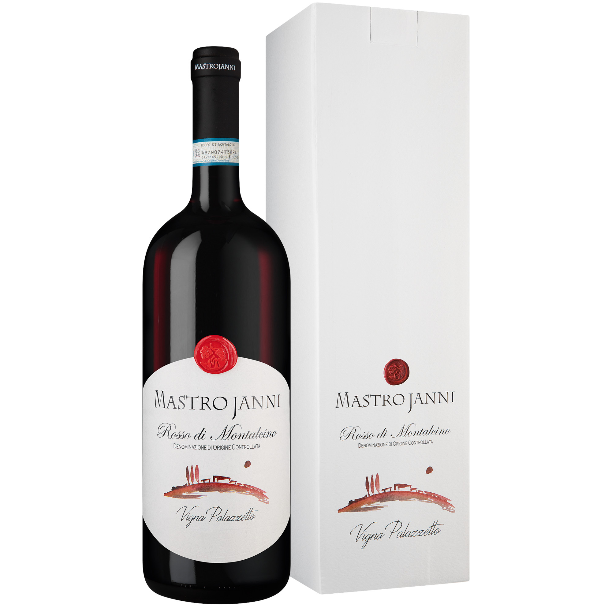 Mastrojanni Rosso Vigna Palazzetto, Rosso di Montalcino DOCG, Magnum, Toskana, 2020, Rotwein