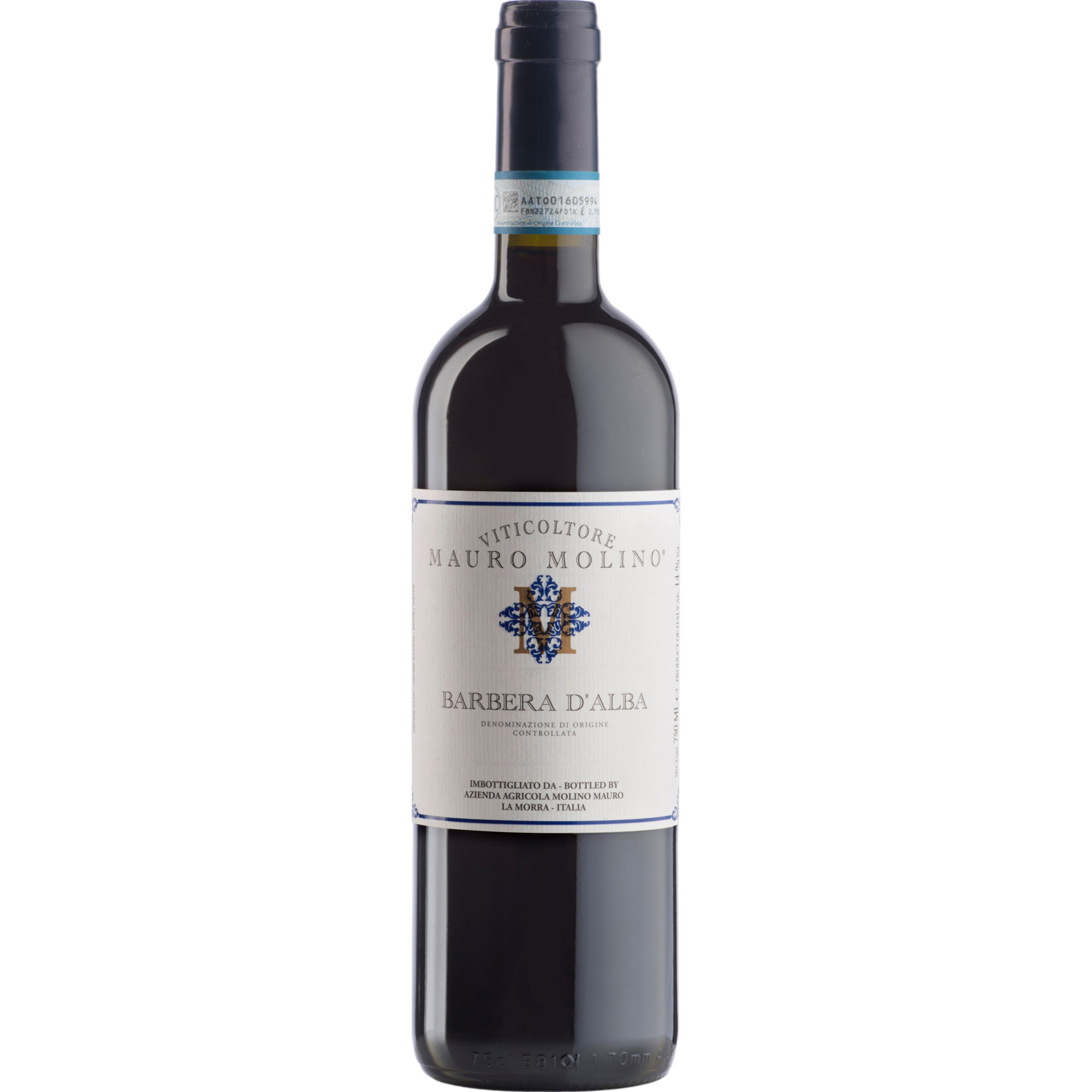 Mauro Molino Barbera d'Alba, Barbera d'Alba DOC, Piemont, 2024, Rotwein