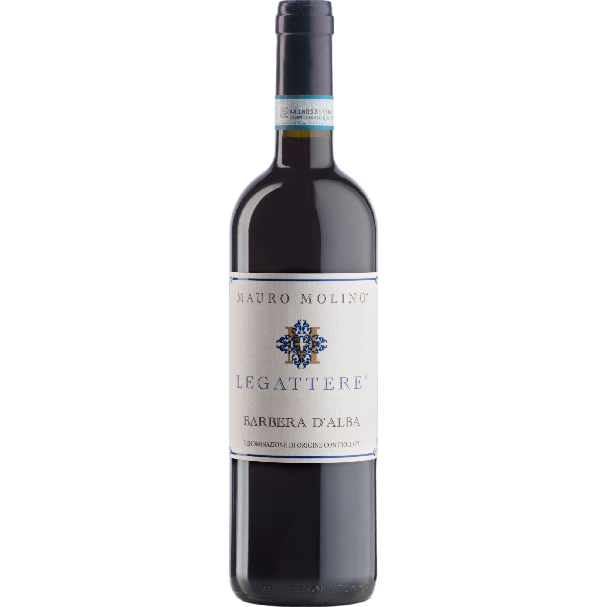 Mauro Molino Le Gattere Barbera d'Alba, Barbera d'Alba DOC, Piemont, 2020, Rotwein