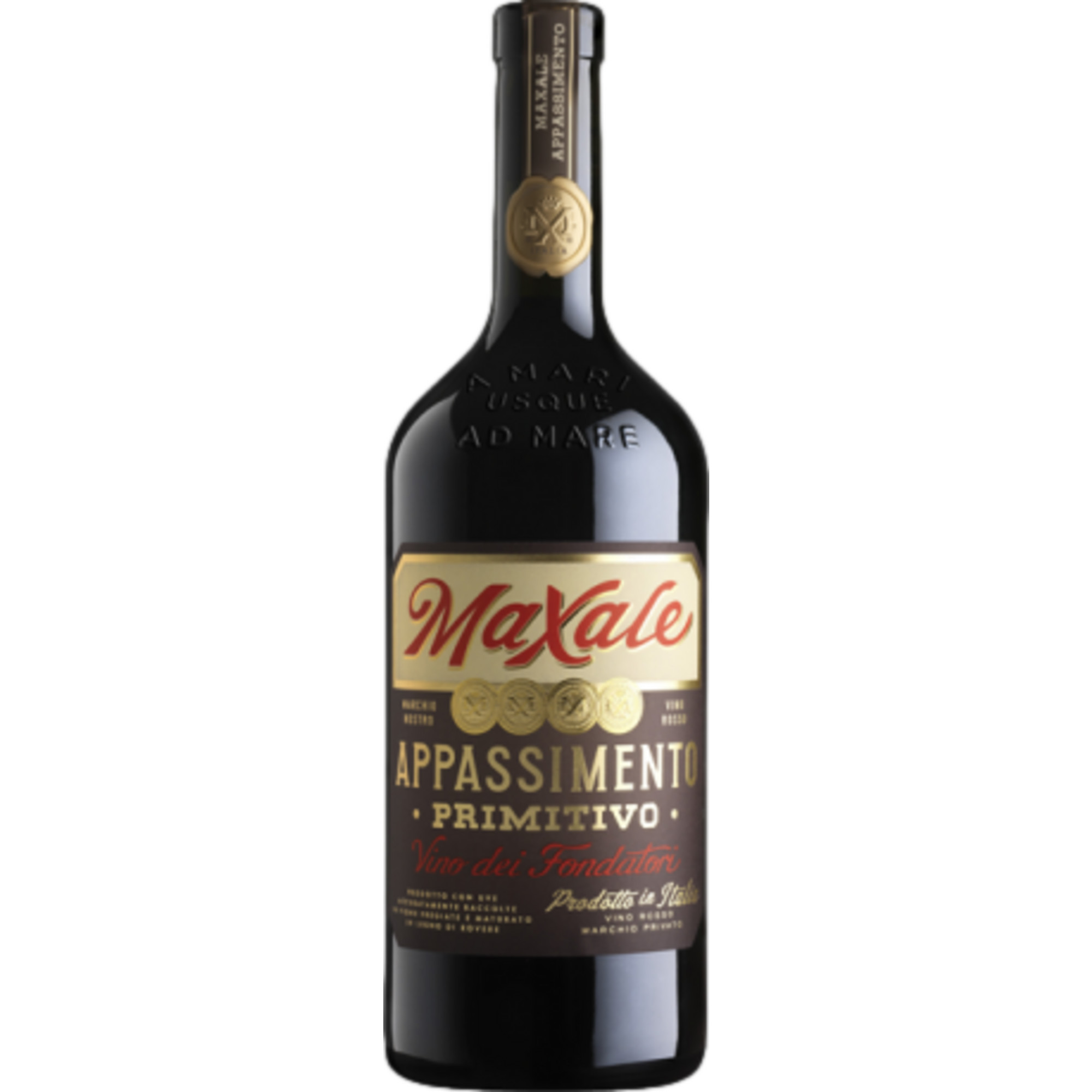 Maxale Appassimento Primitivo, Puglia IGP, Apulien, 2023, Rotwein