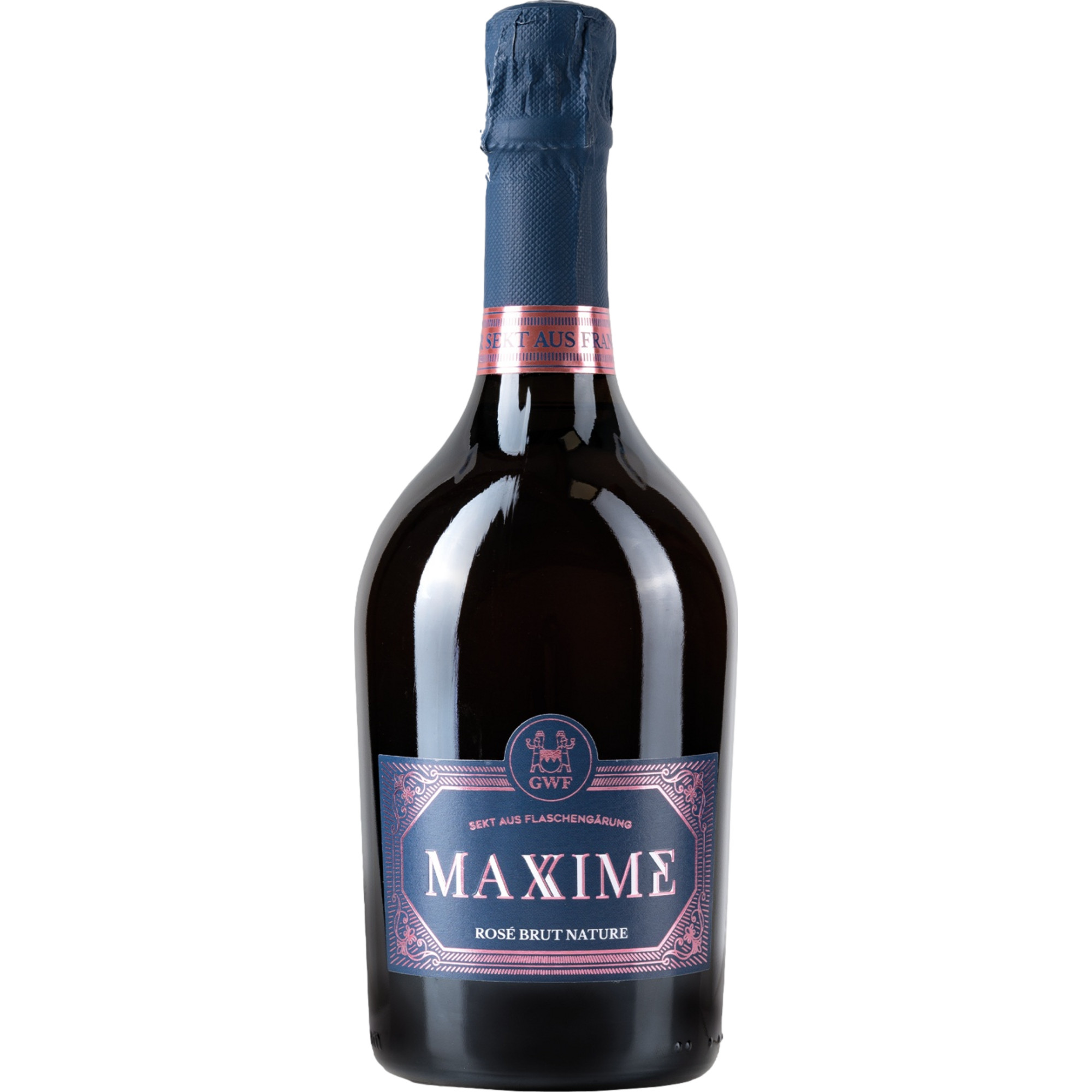 Maxime Rosé Sekt, Brut Nature, Franken, Franken, 2019, Schaumwein