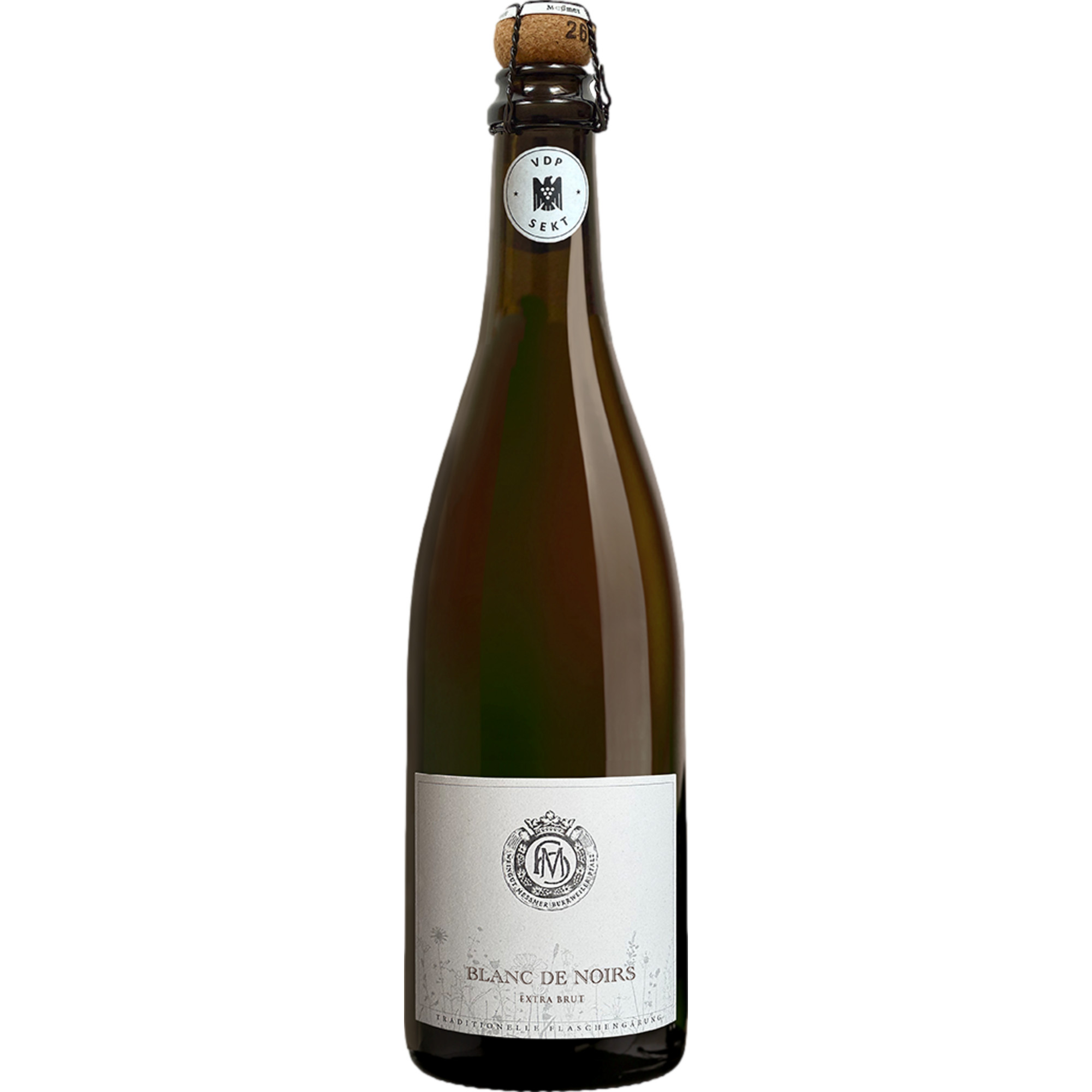 Meßmer Blanc de Noir Sekt Bio, Extra Brut, Pfalz, Pfalz, 2020, Schaumwein