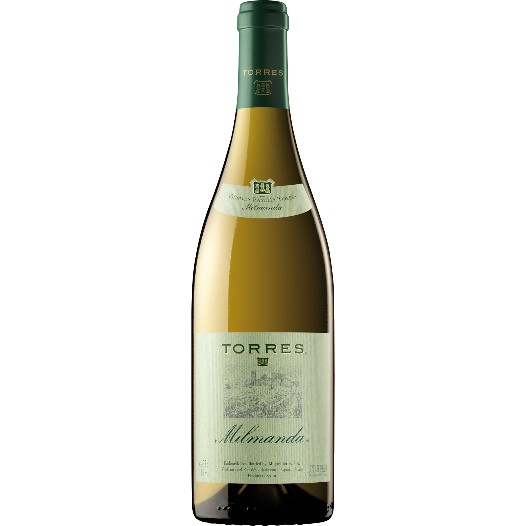Milmanda Chardonnay, Catalunya DO, Katalonien, 2021, Weißwein