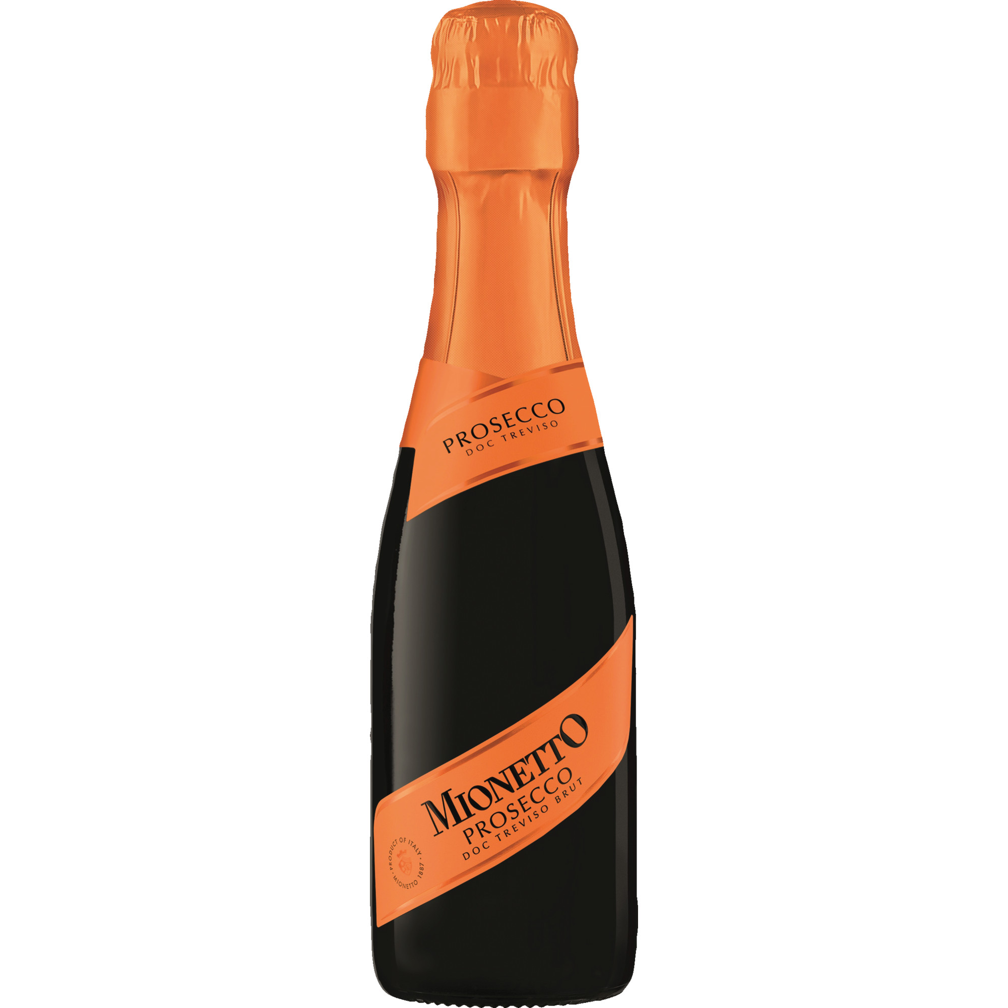 Mionetto Spumante Brut Prestige Collection Mini, Prosecco DOC Treviso Brut, 0,20 L, Venetien, Schaumwein