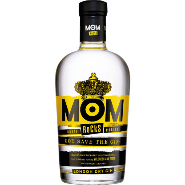 MOM Rocks Gin, England, 0,7 L, 37,5% vol., England, Spirituosen
