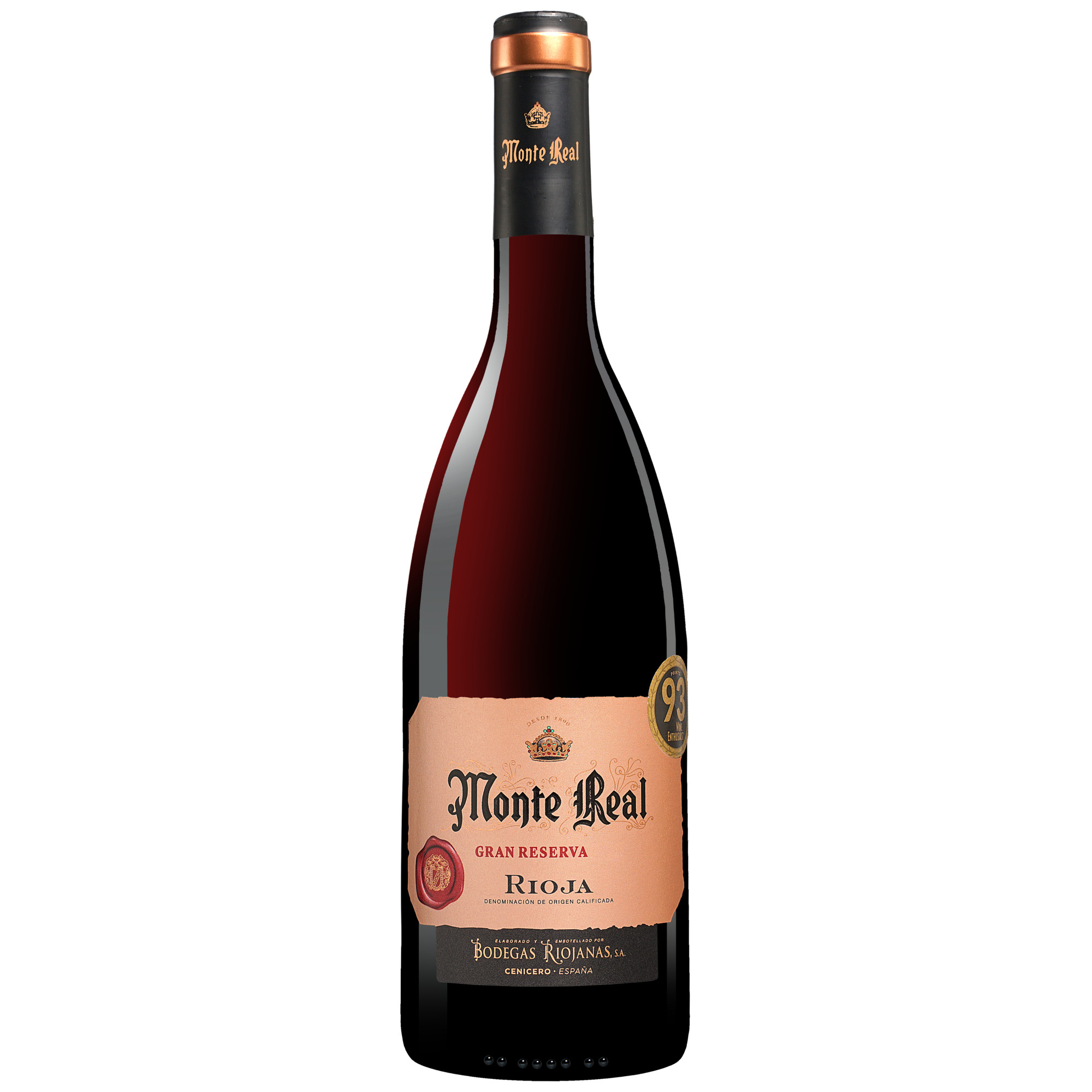 Monte Real Gran Reserva 2018 0.75L 14% Vol. Rotwein Trocken aus Spanien
